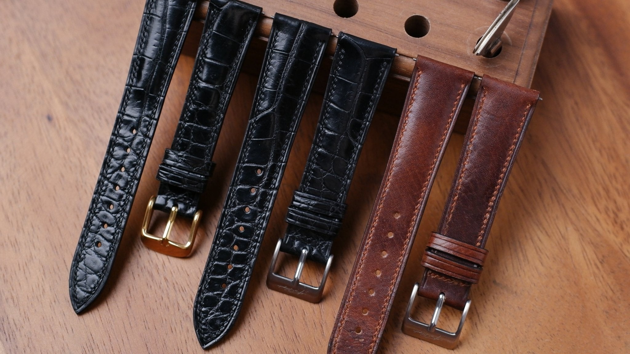 How Old Luxurious Wallets Are Turned Into Handmade Leather Watch Straps