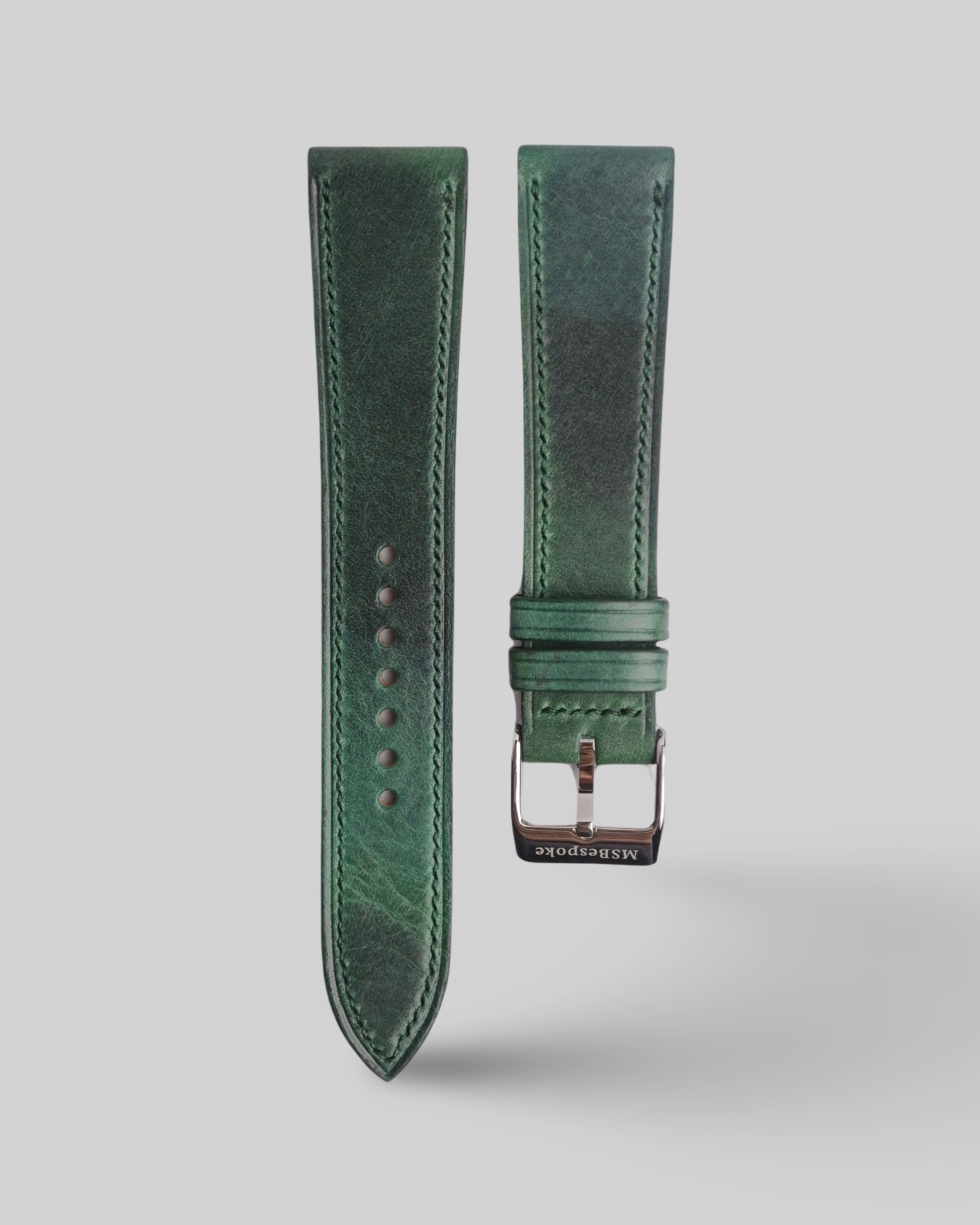Camo Deep Leather Watch Strap