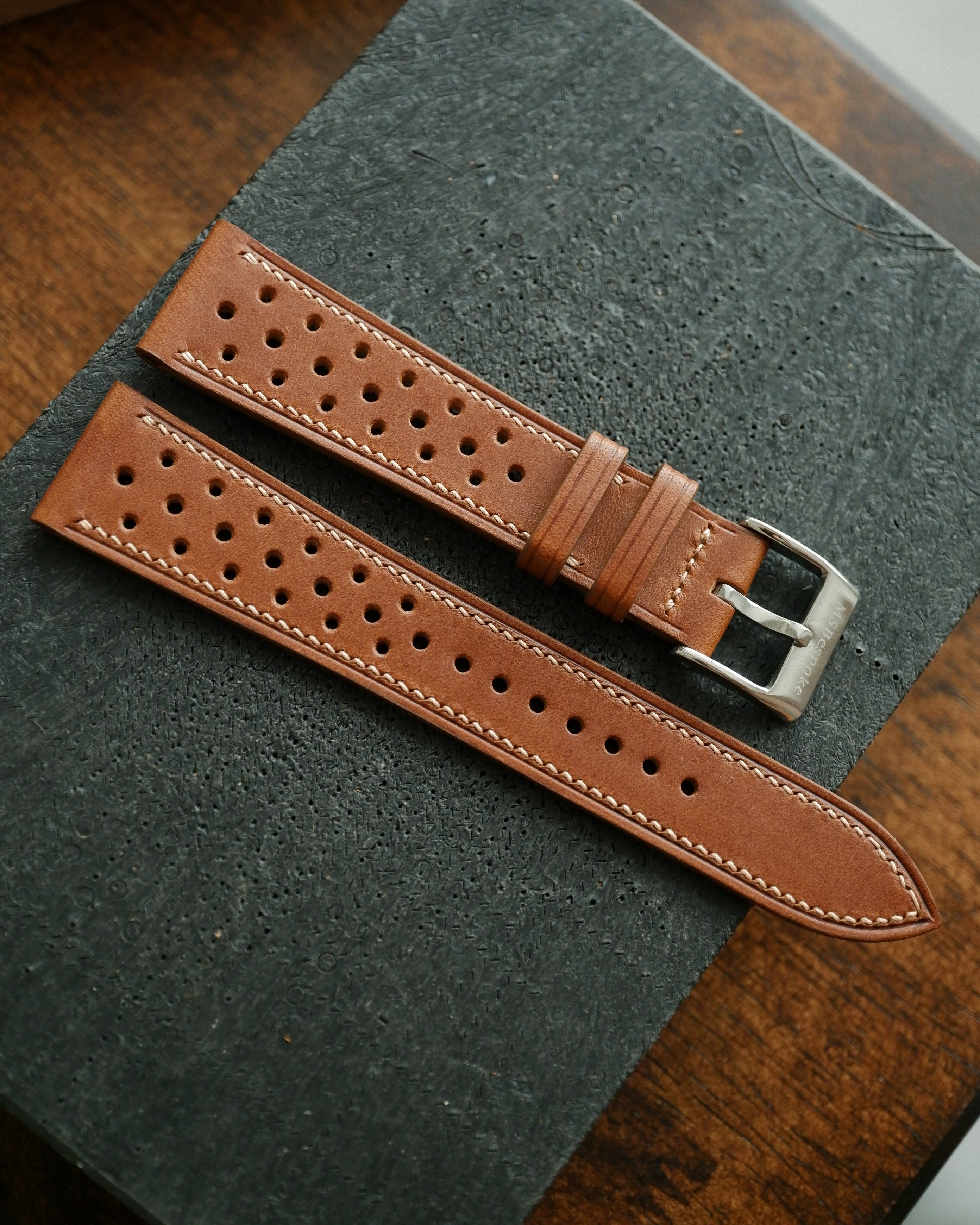 Buttero Whiskey Rally Leather Watch Strap