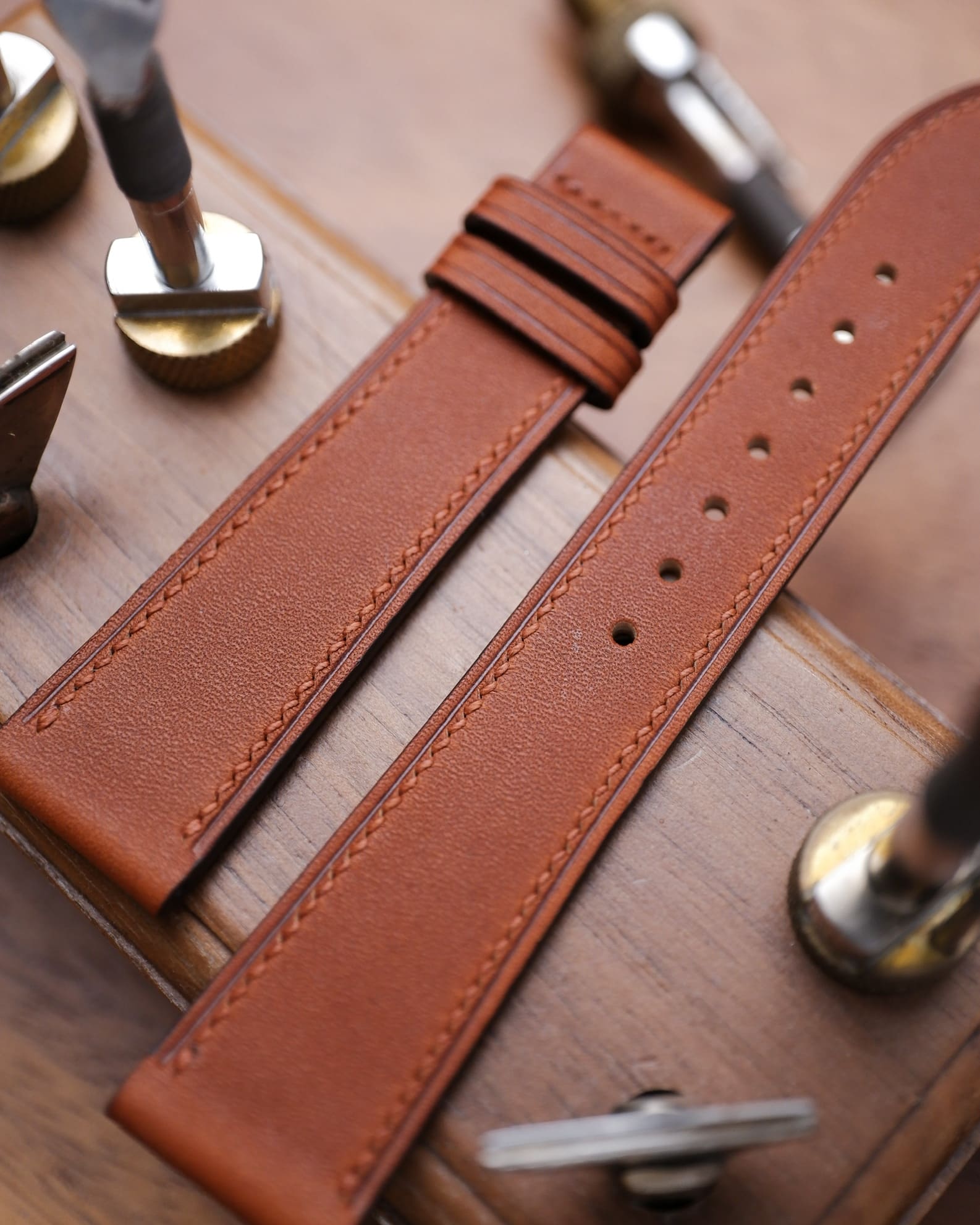Bespoke Barenia Leather Watch Strap