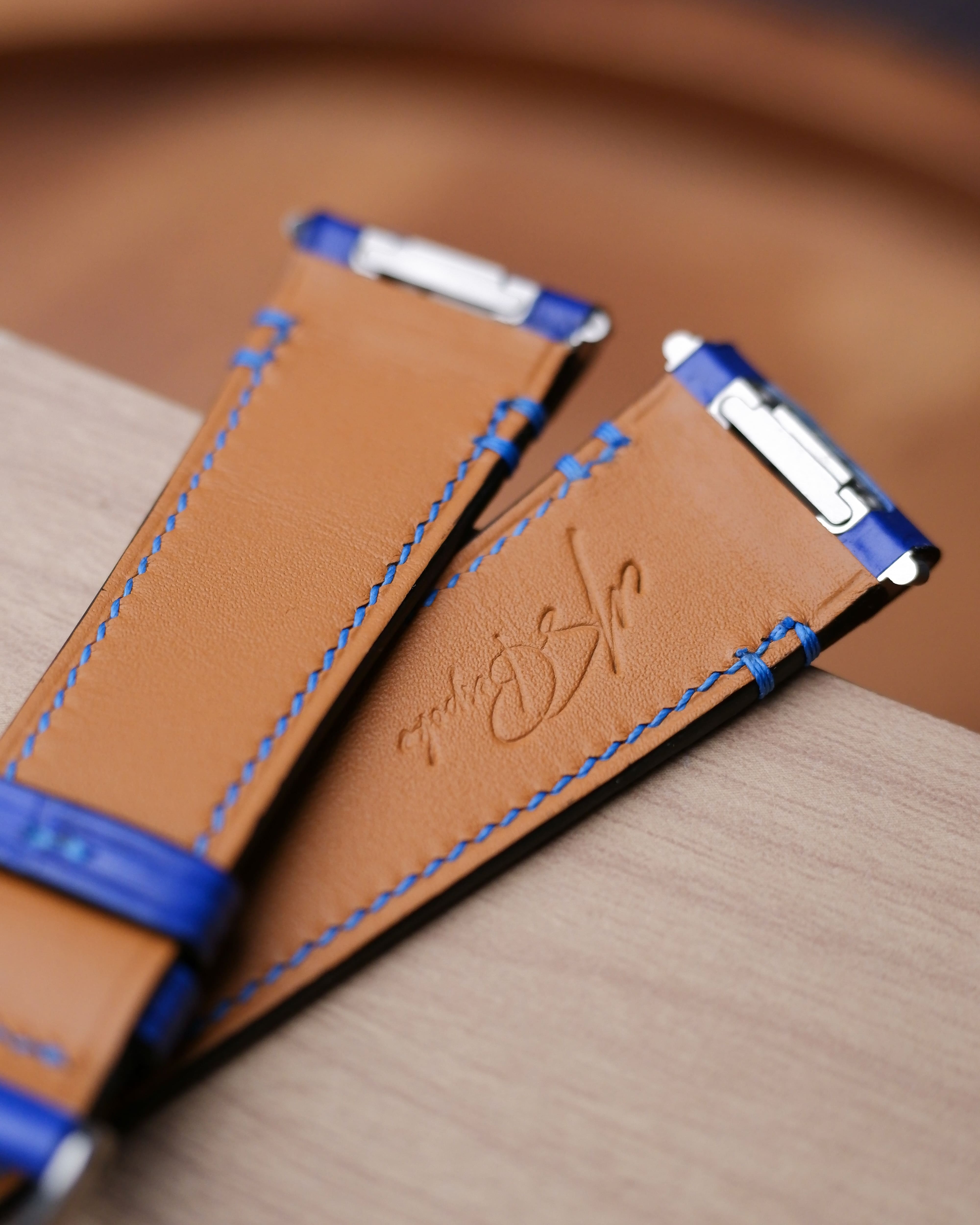 Bespoke Cartier Santos Leather Watch Strap