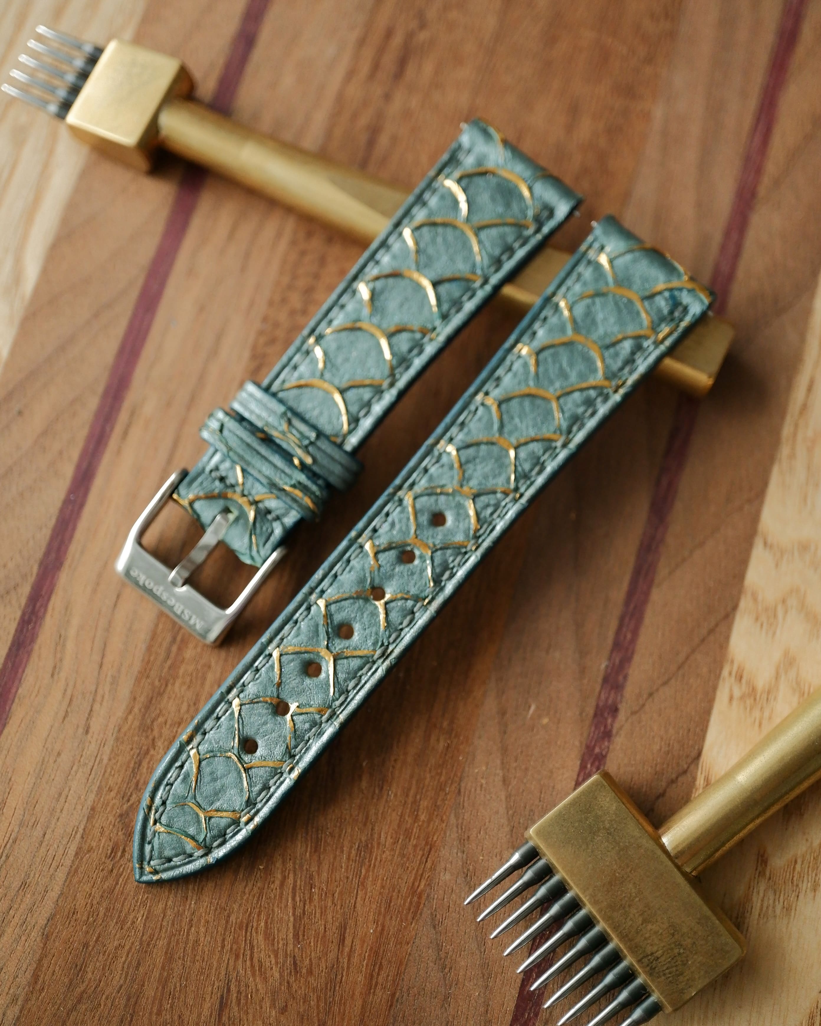 Bespoke Tilapia Leather Watch Strap