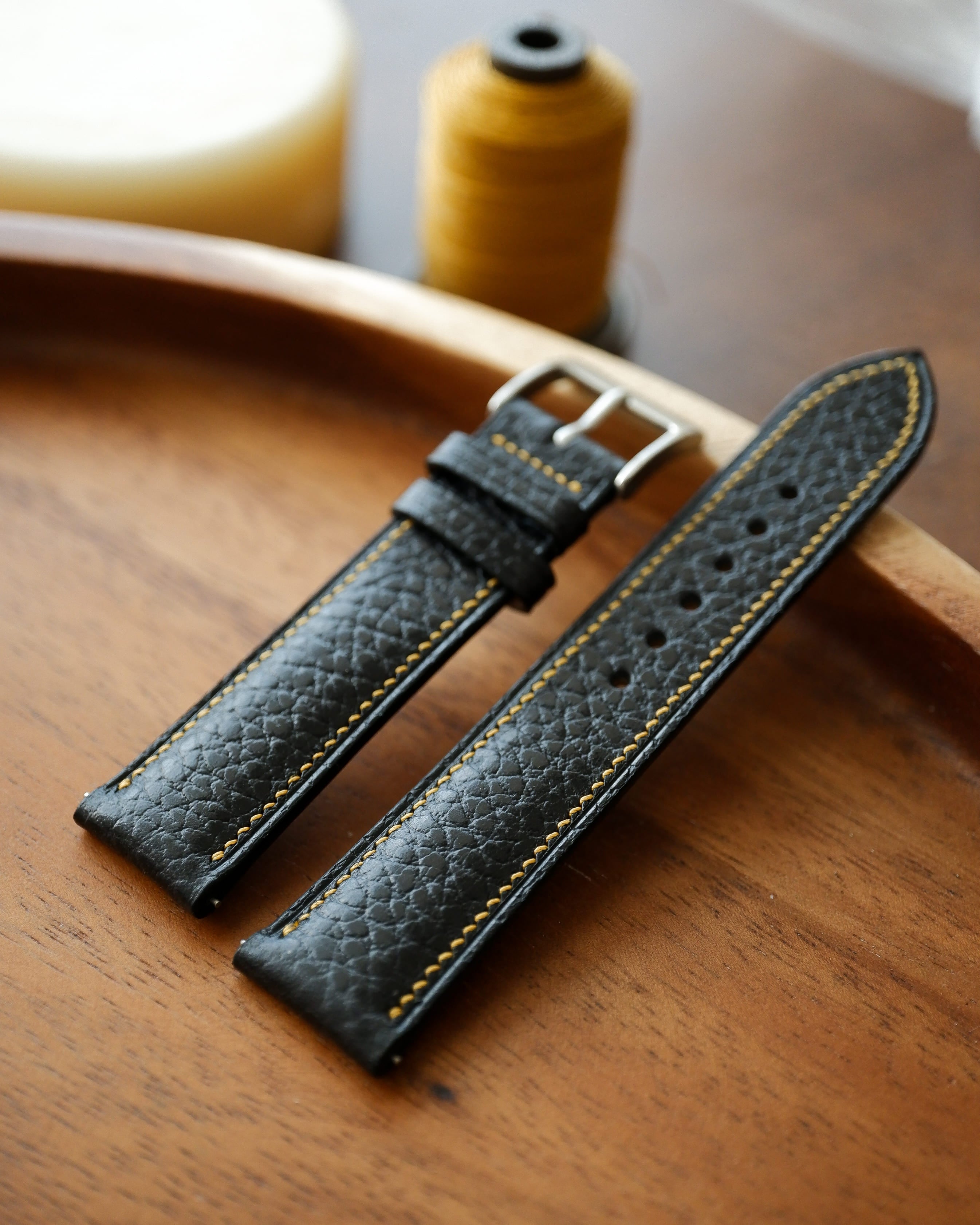 Bespoke Dollaro Leather Watch Strap