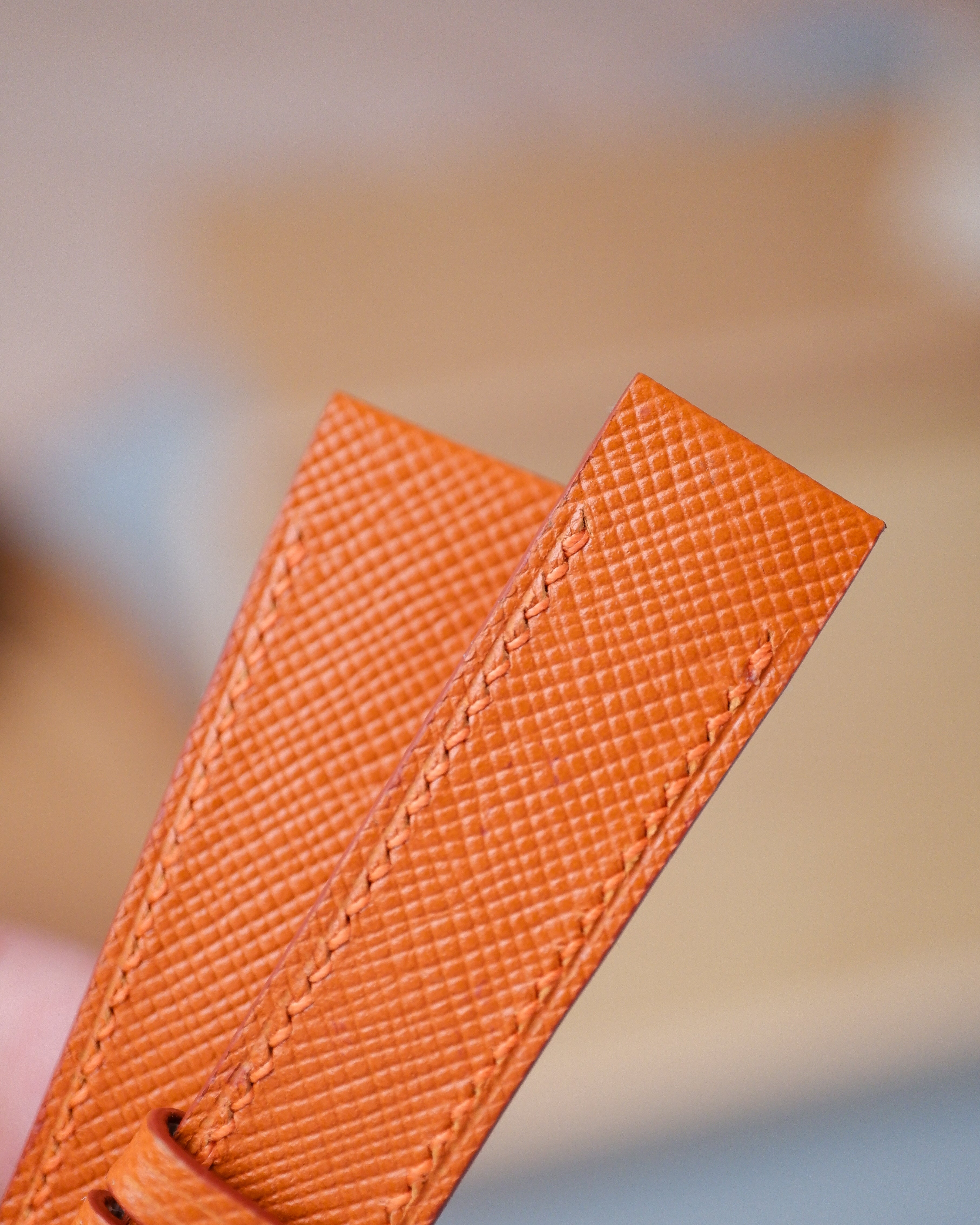 Bespoke Saffiano Leather Watch Strap