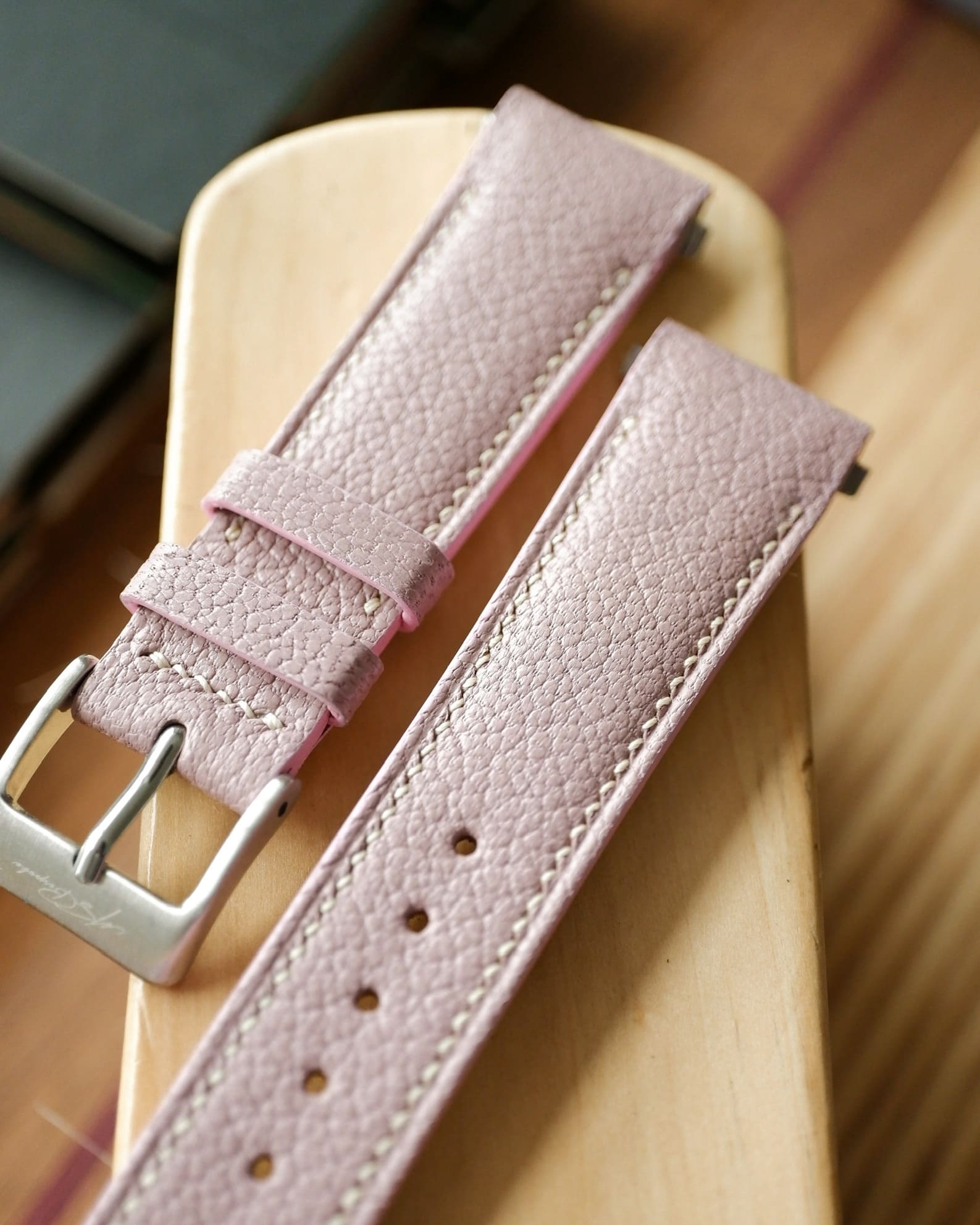 Bespoke Cartier Santos Leather Watch Strap