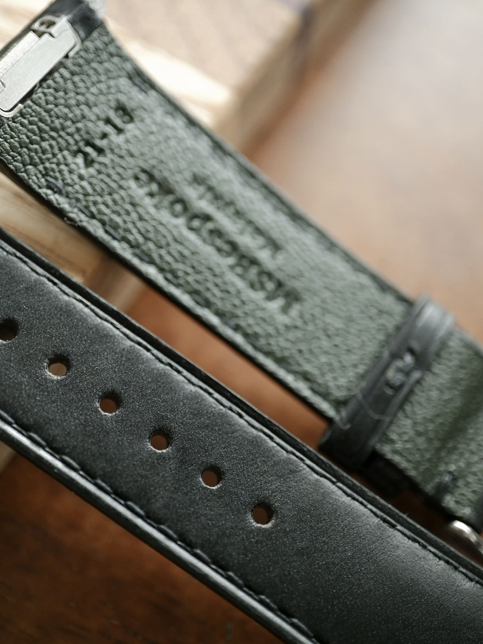 Bespoke Cartier Santos Leather Watch Strap