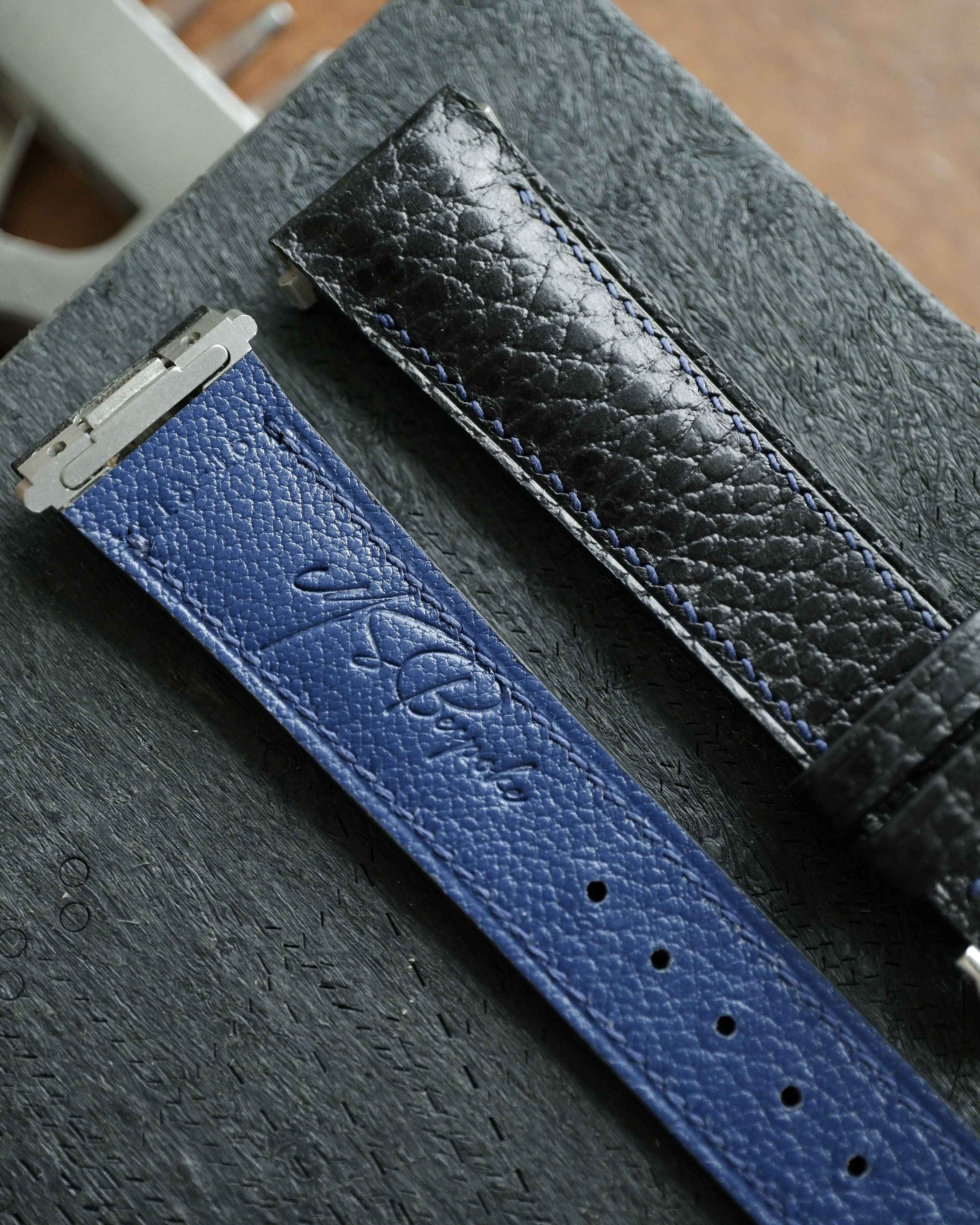 Bespoke Cartier Santos Leather Watch Strap