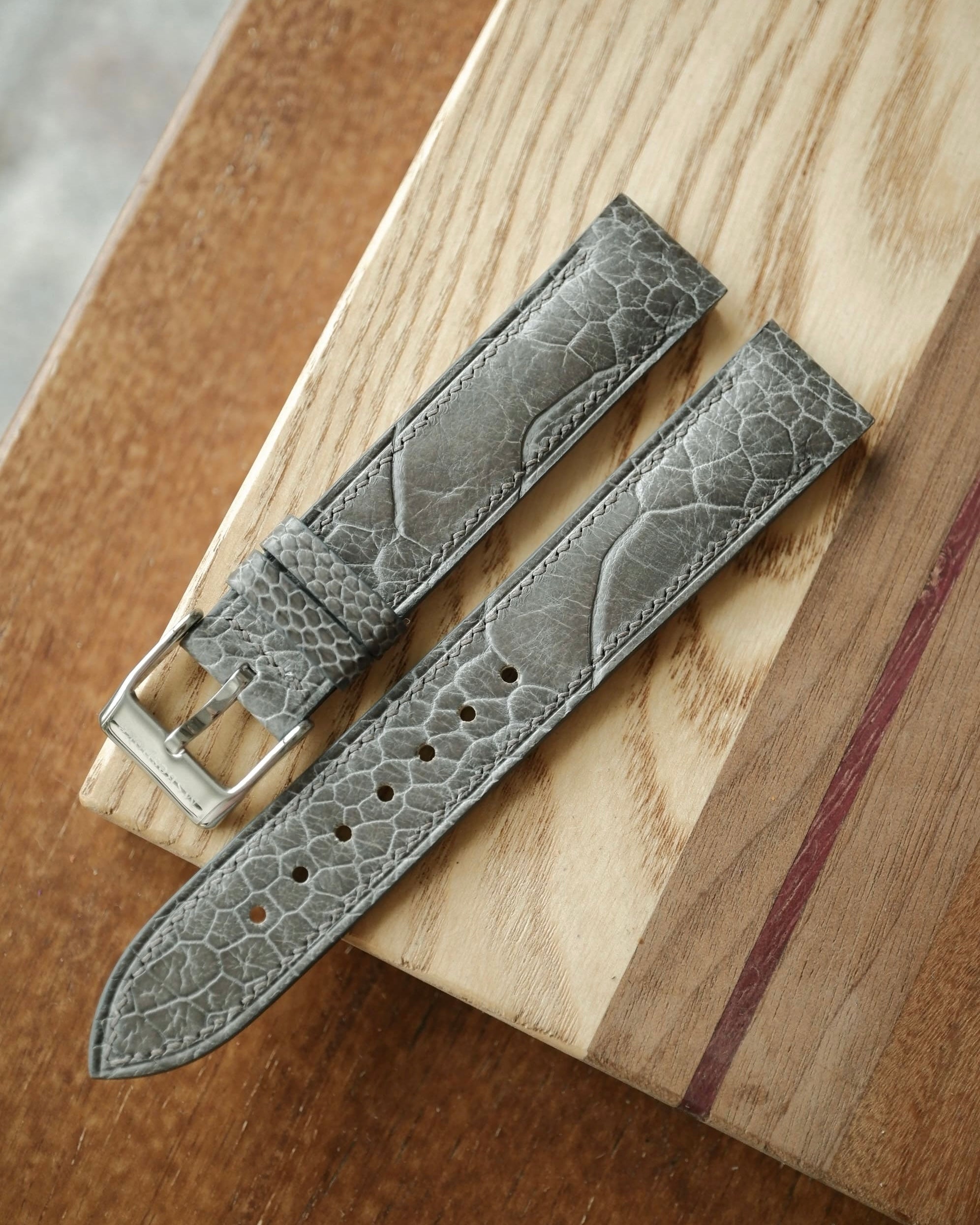 Bespoke Ostrich Leg Leather Watch Strap