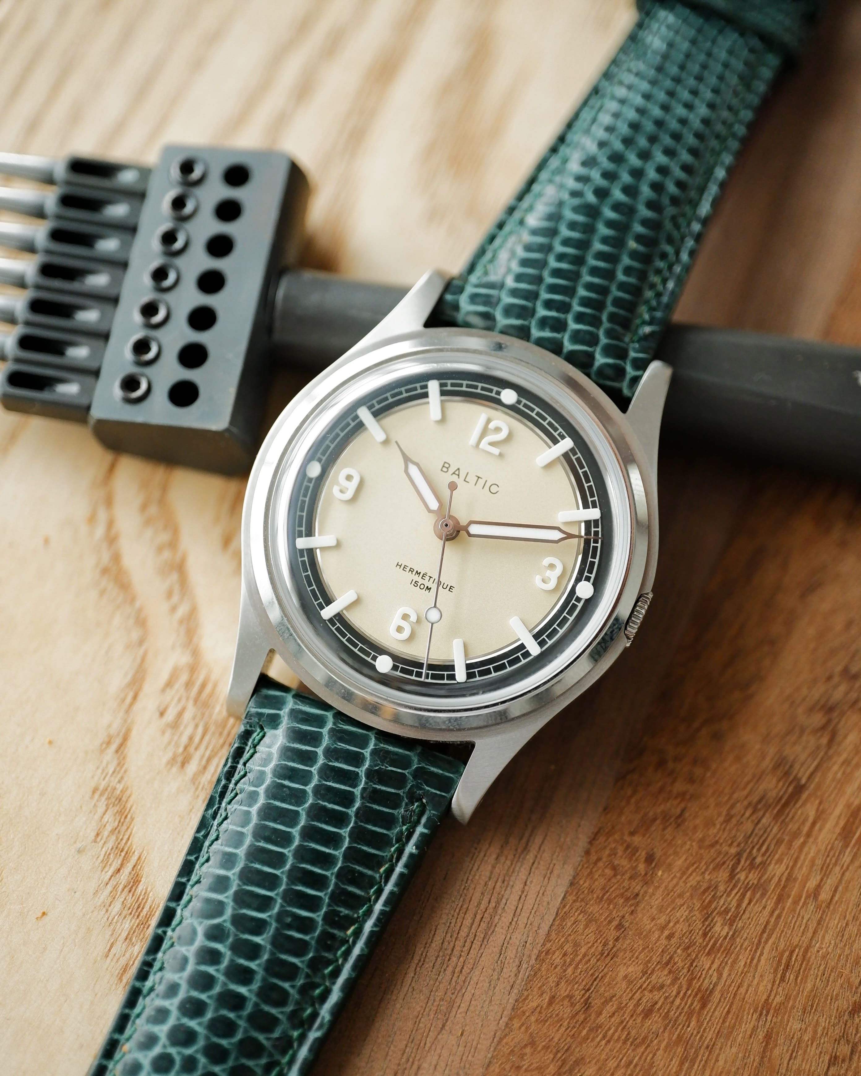 Bespoke Lizard Skin Leather Watch Strap