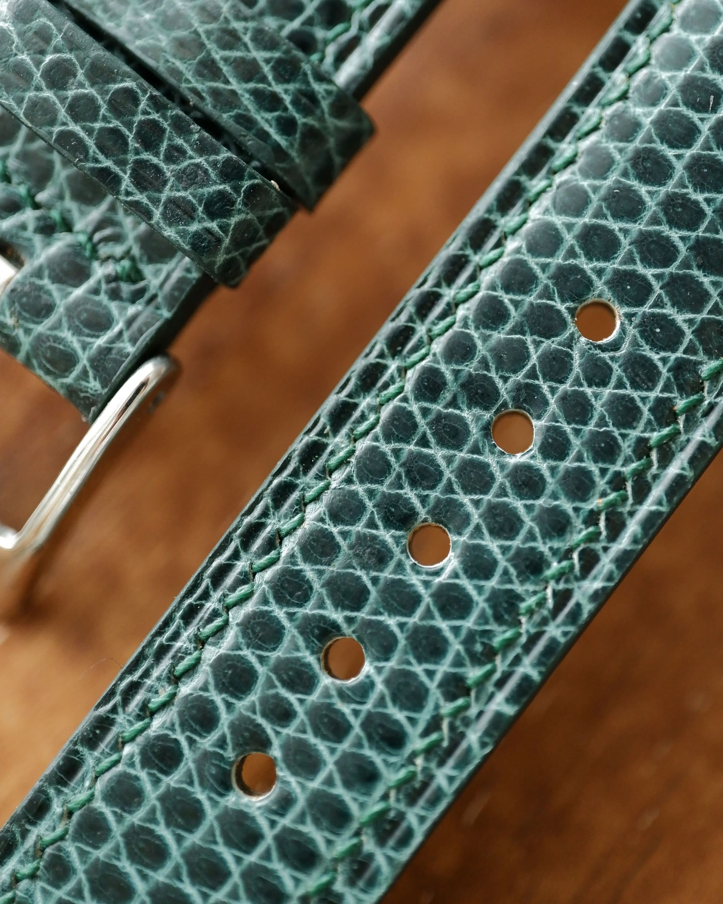 Bespoke Lizard Skin Leather Watch Strap