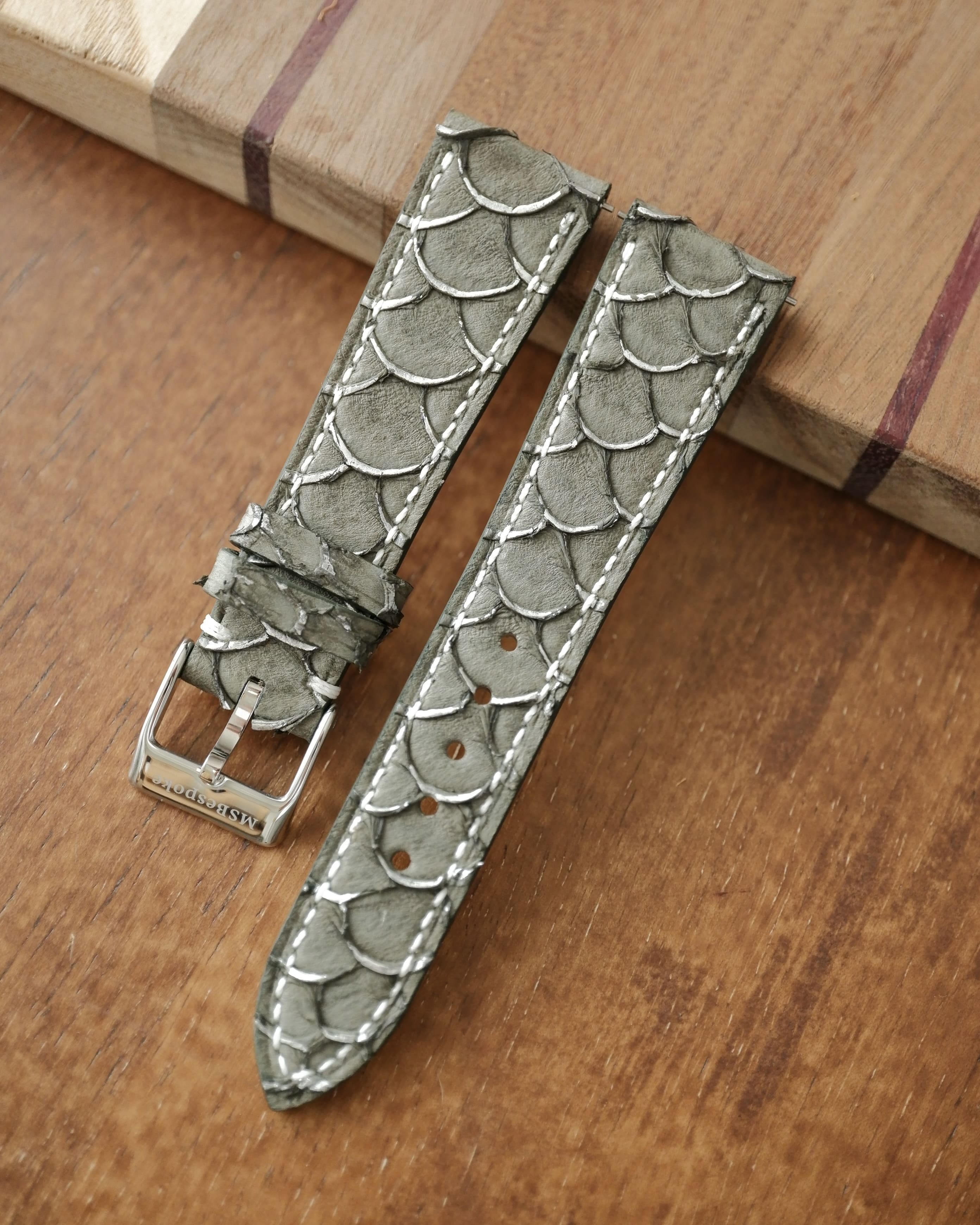Bespoke Tilapia Leather Watch Strap