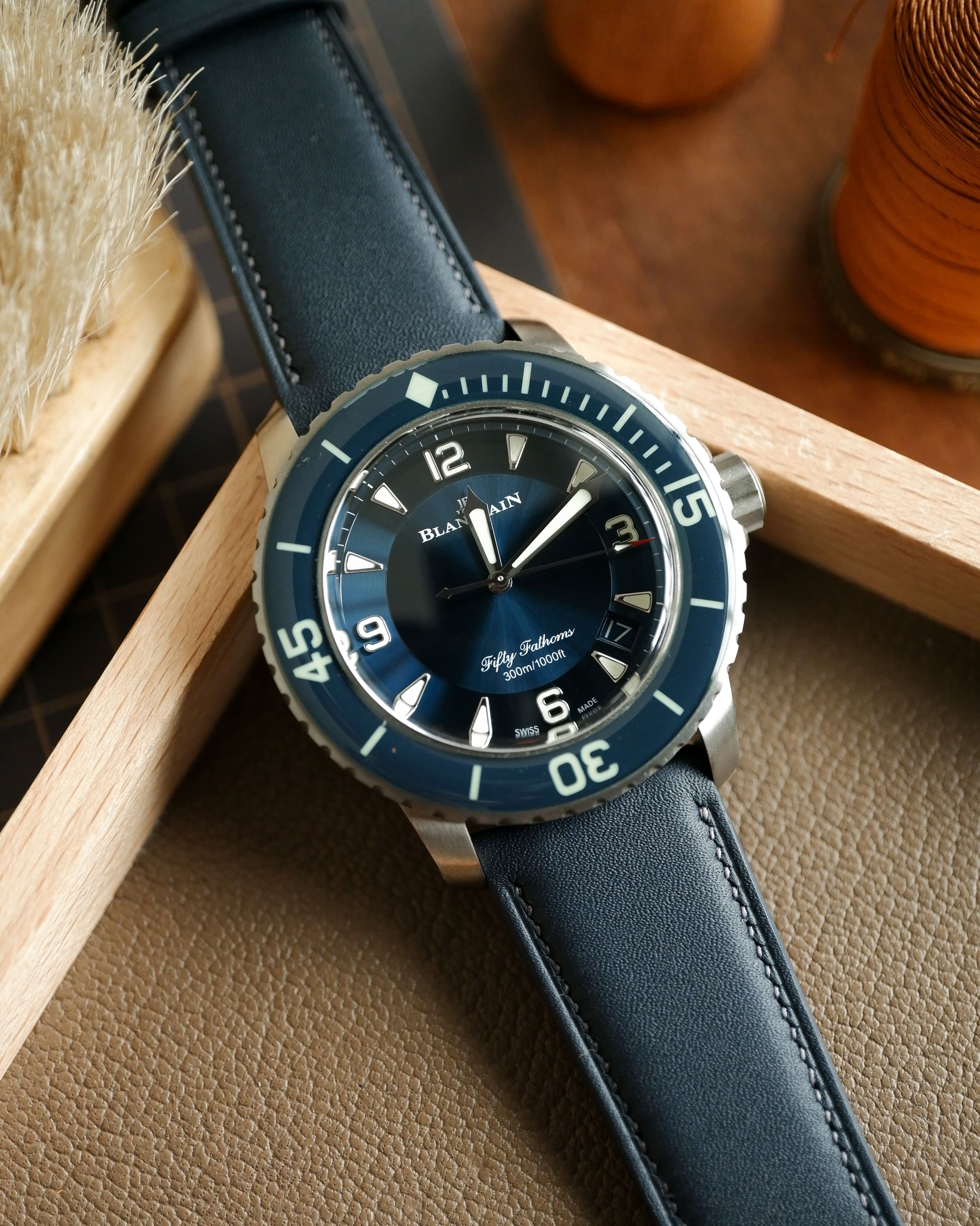 Bespoke Baranil Leather Watch Strap