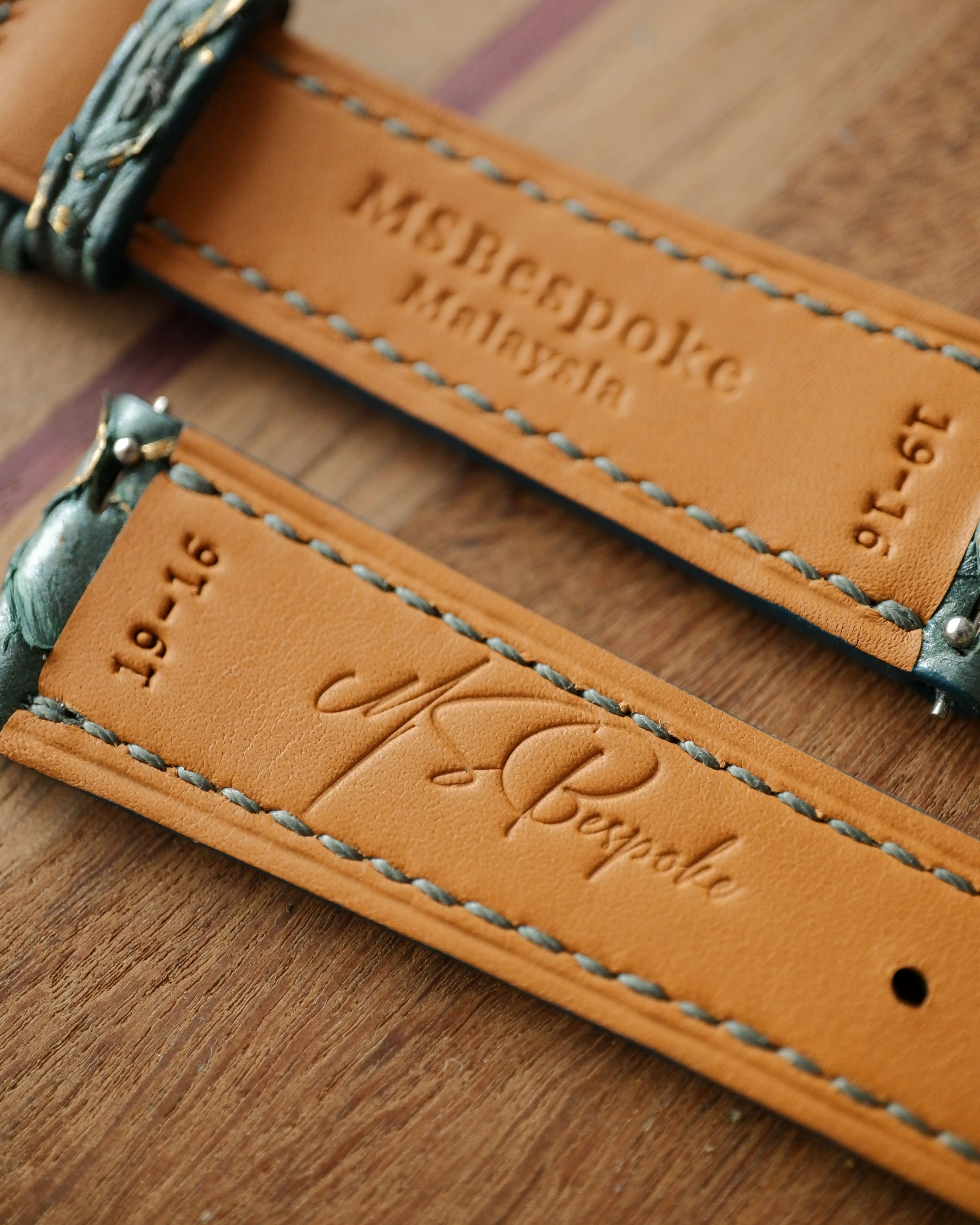 Bespoke Tilapia Leather Watch Strap