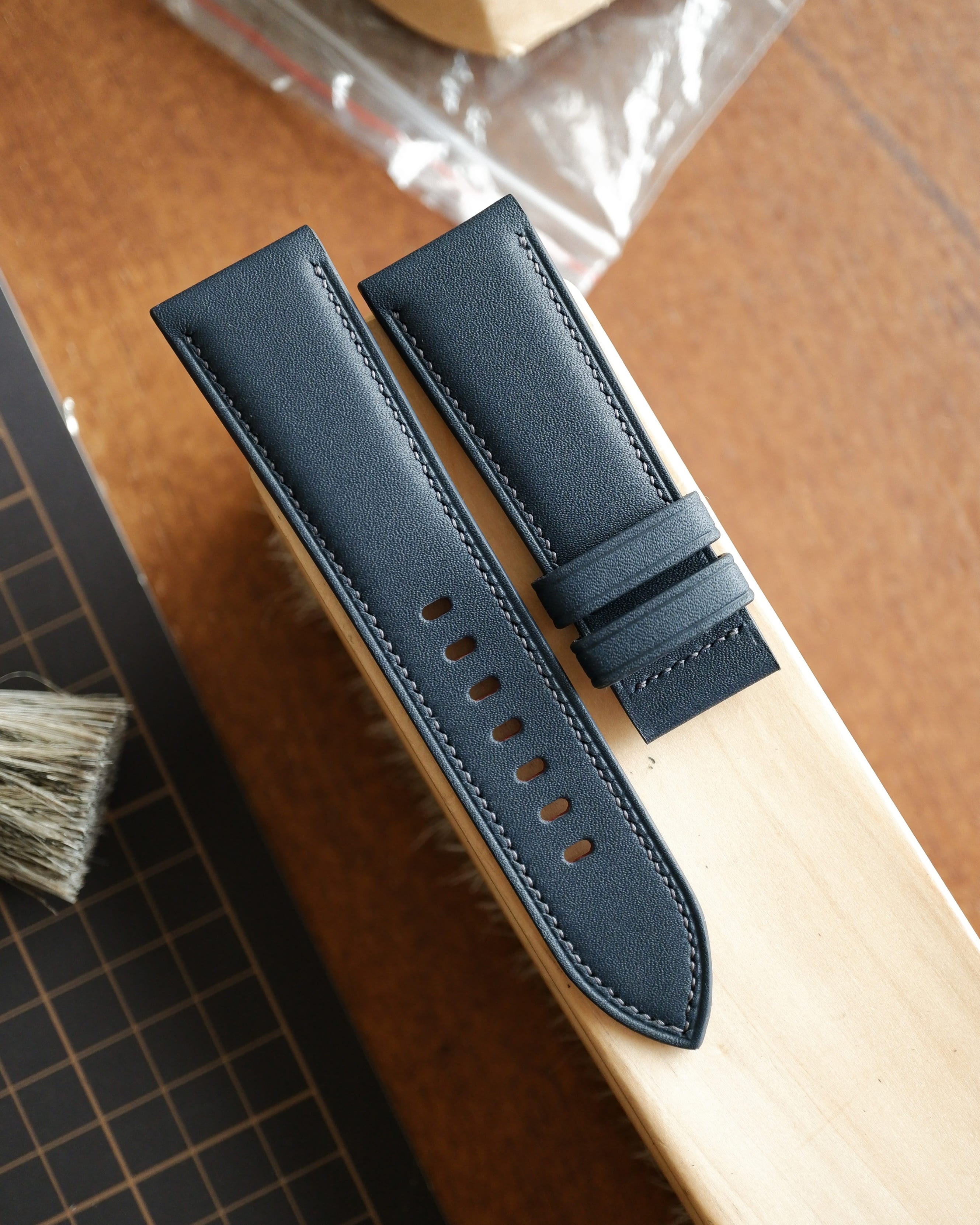 Bespoke Baranil Leather Watch Strap