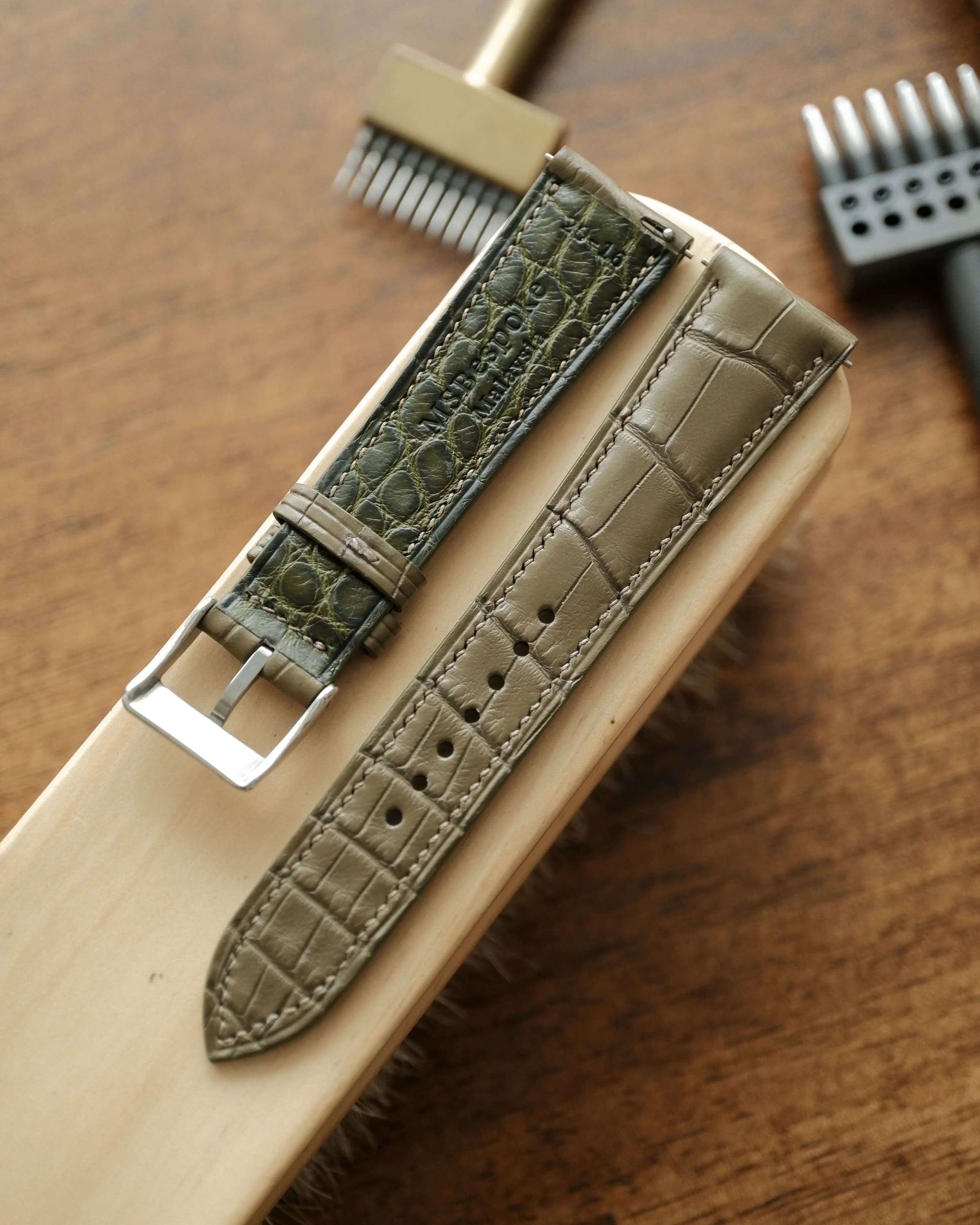 Bespoke Alligator Leather Watch Strap