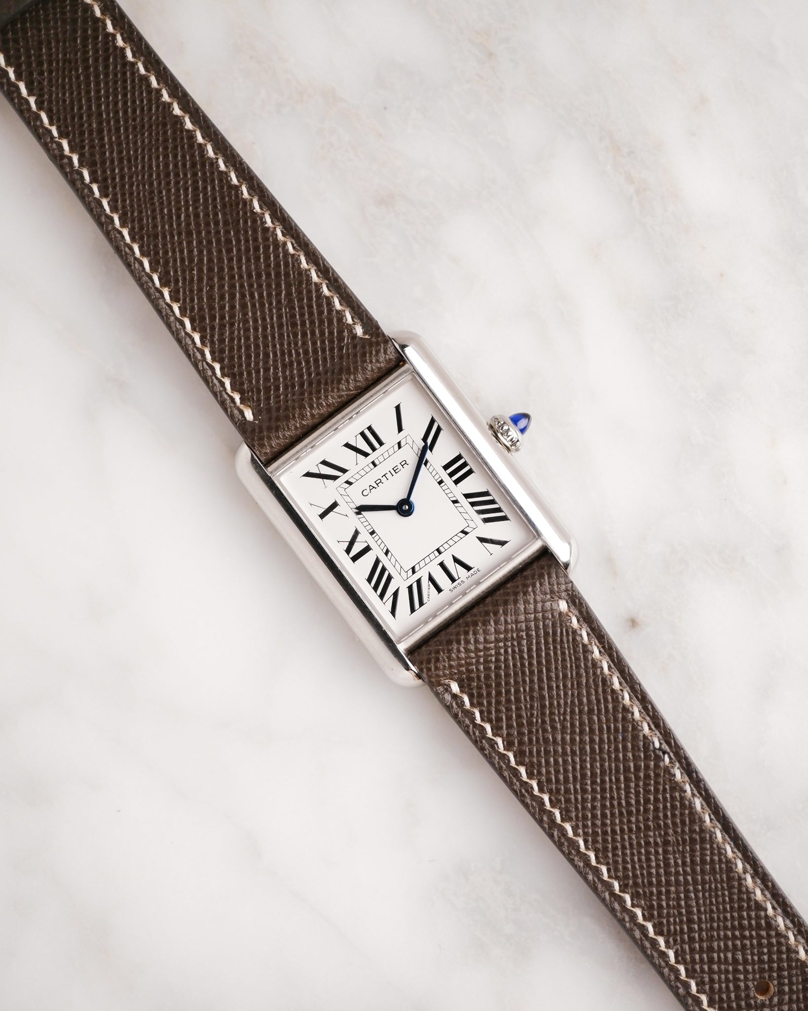 Bespoke Saffiano Leather Watch Strap