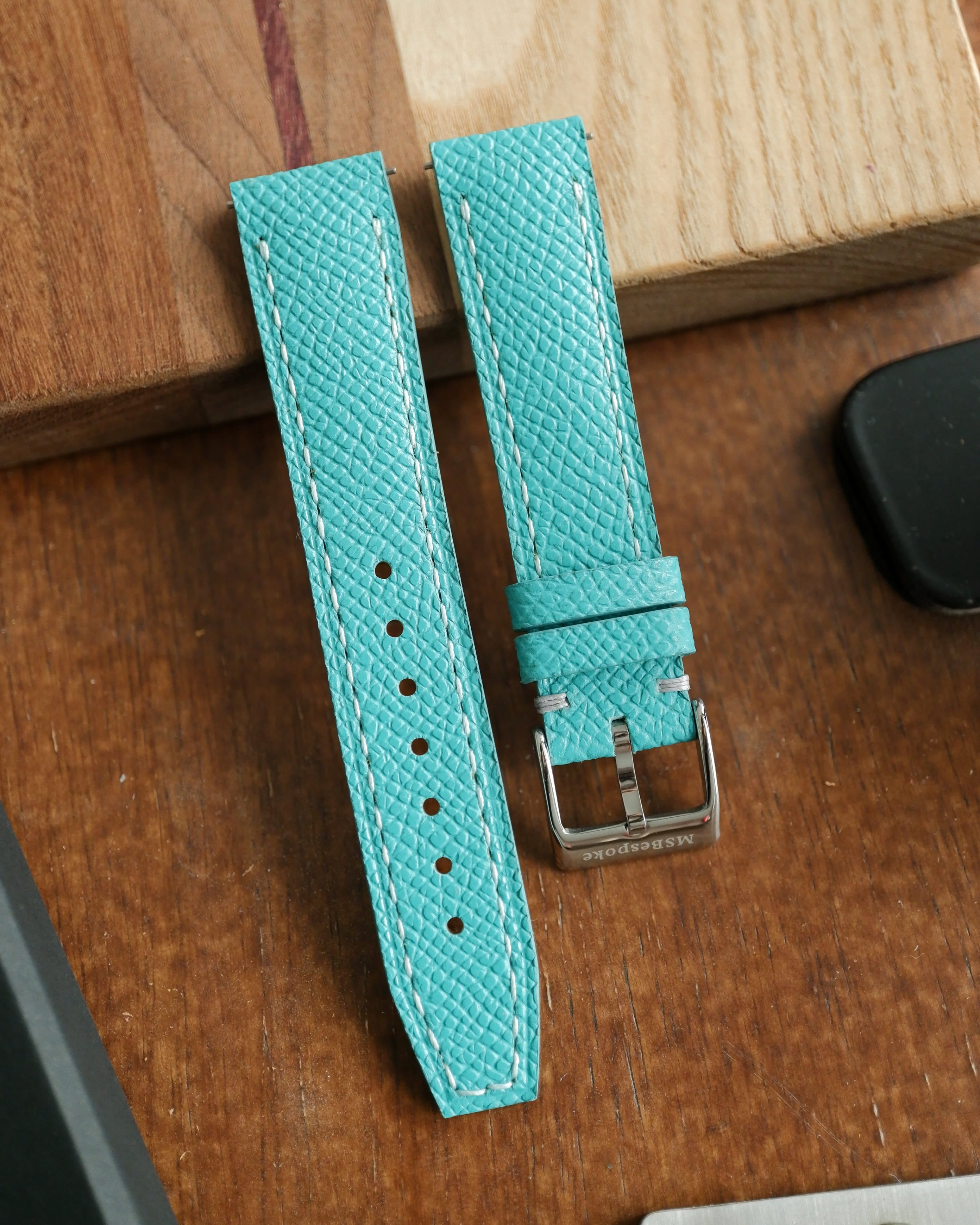 Bespoke Cartier Santos Dumont Leather Watch Strap