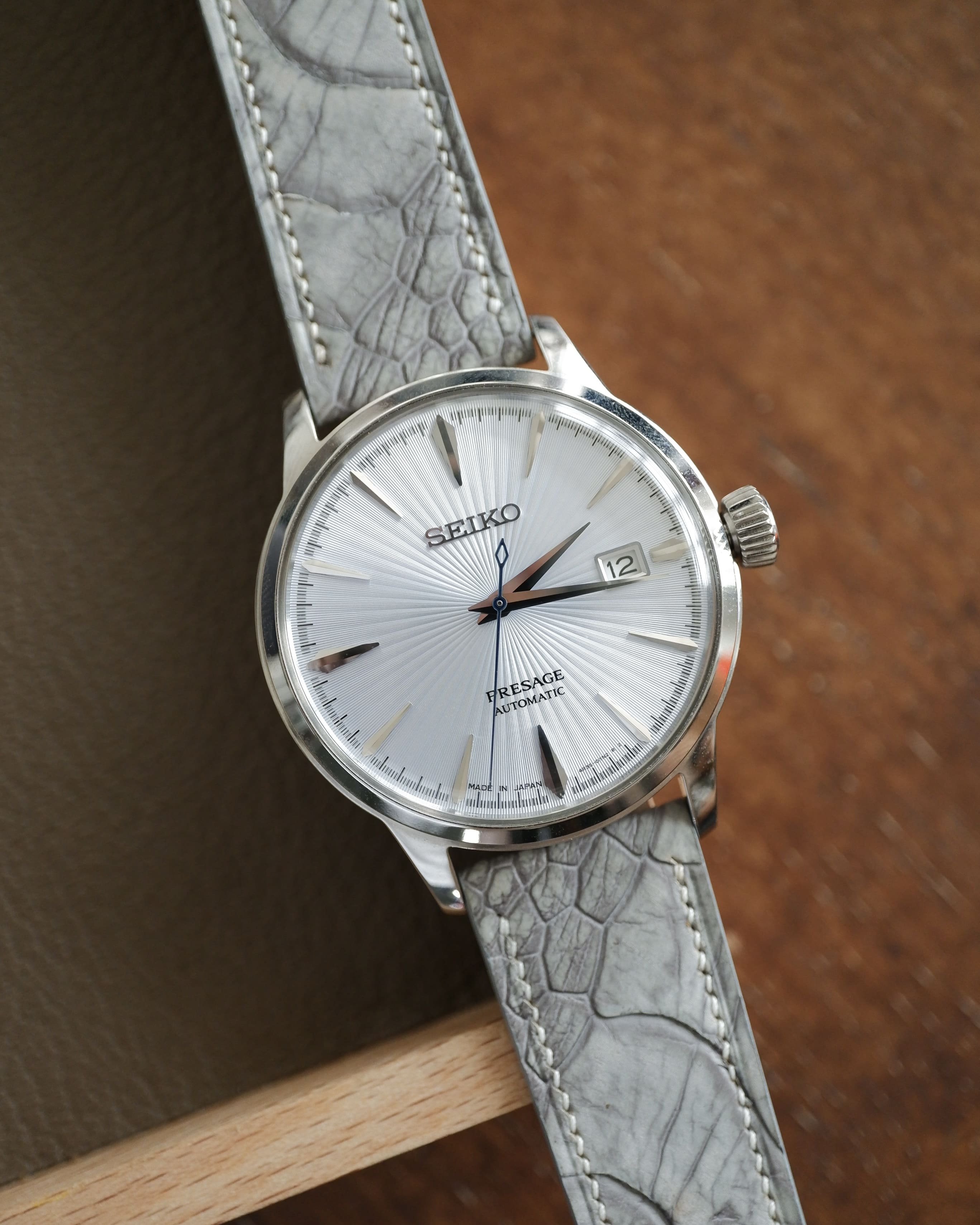 Bespoke Ostrich Leg Leather Watch Strap