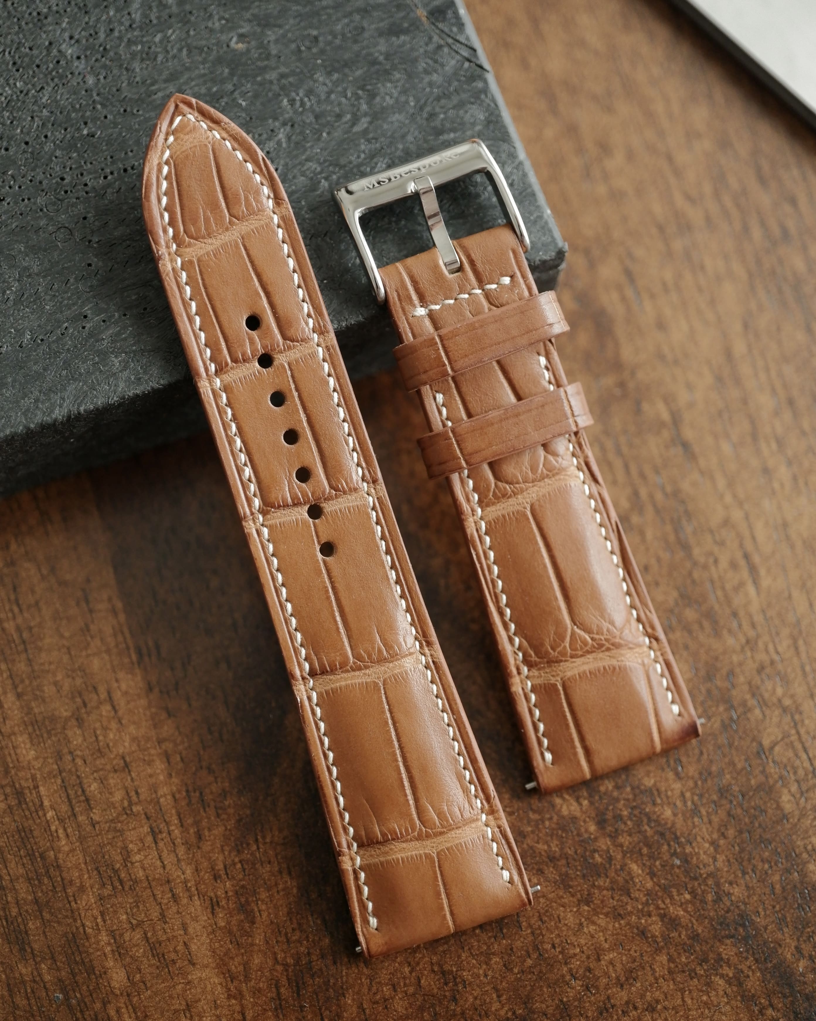 Bespoke Alligator Leather Watch Strap