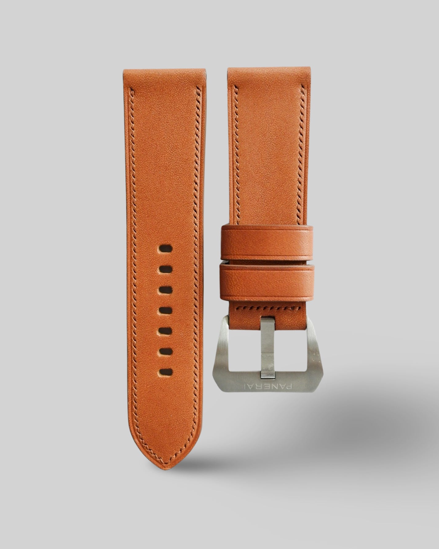 Buttero Cognac Leather Watch Strap