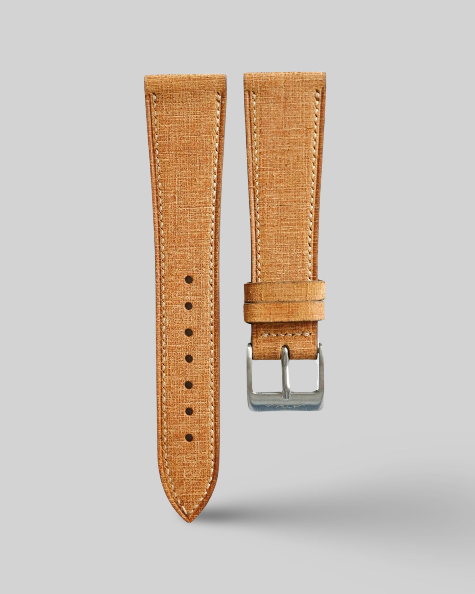 Babele Yellow Leather Watch Strap