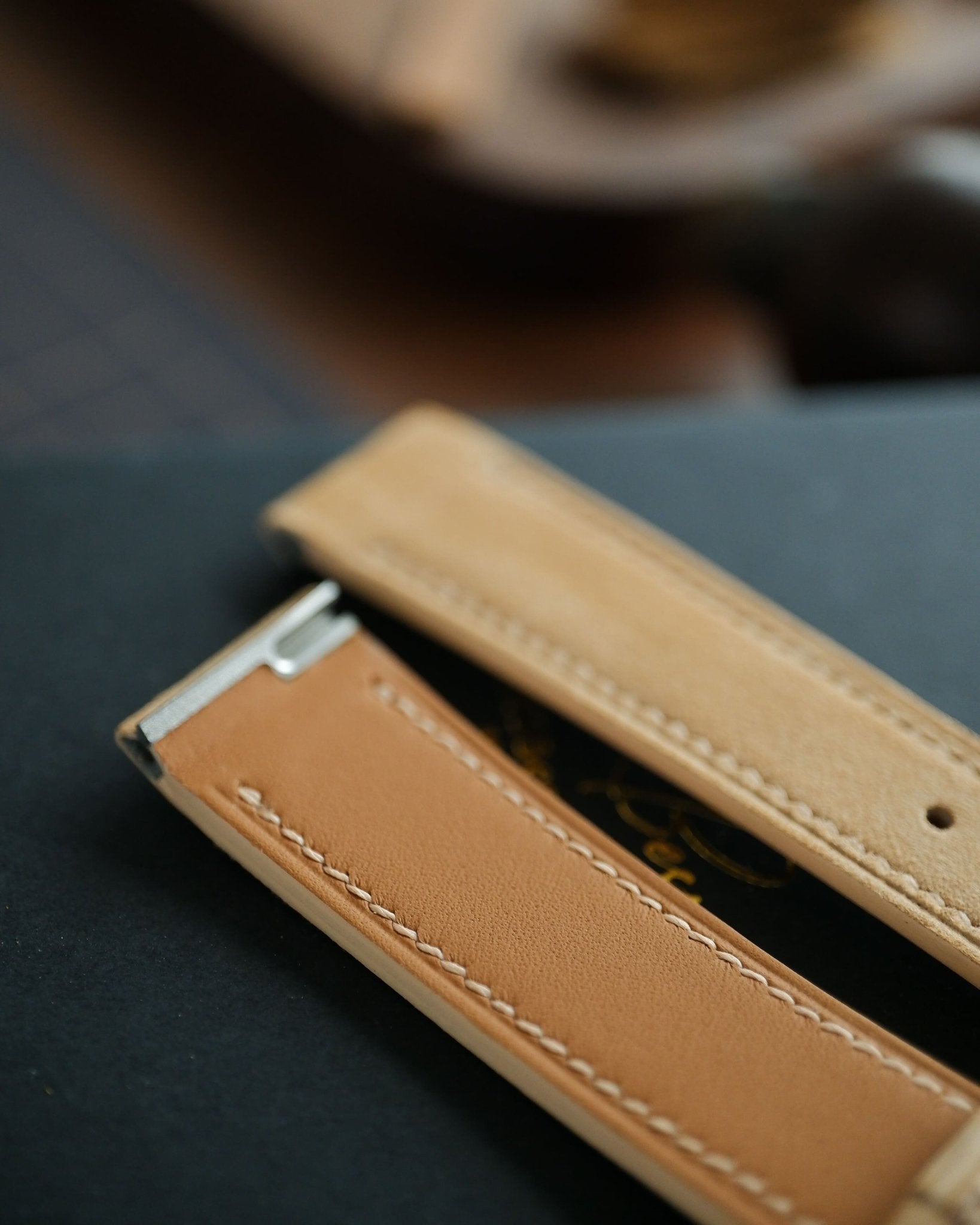 Bespoke Cartier Santos Dumont Leather Watch Strap