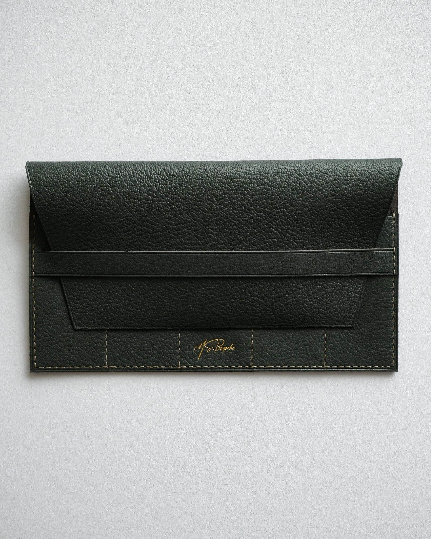 5-Slot Leather Strap Pouch