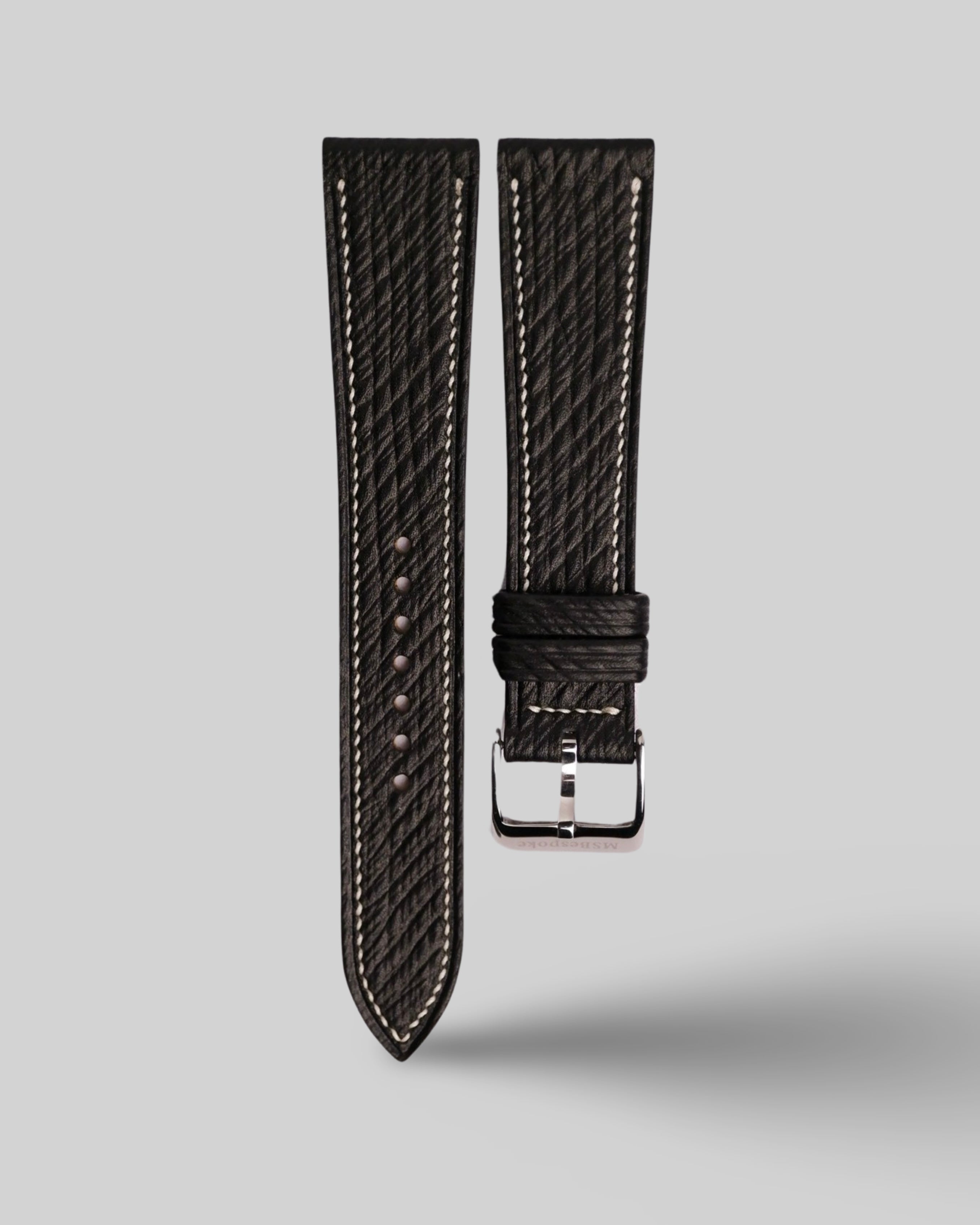 Russian Calf Black Leather Watch Strap