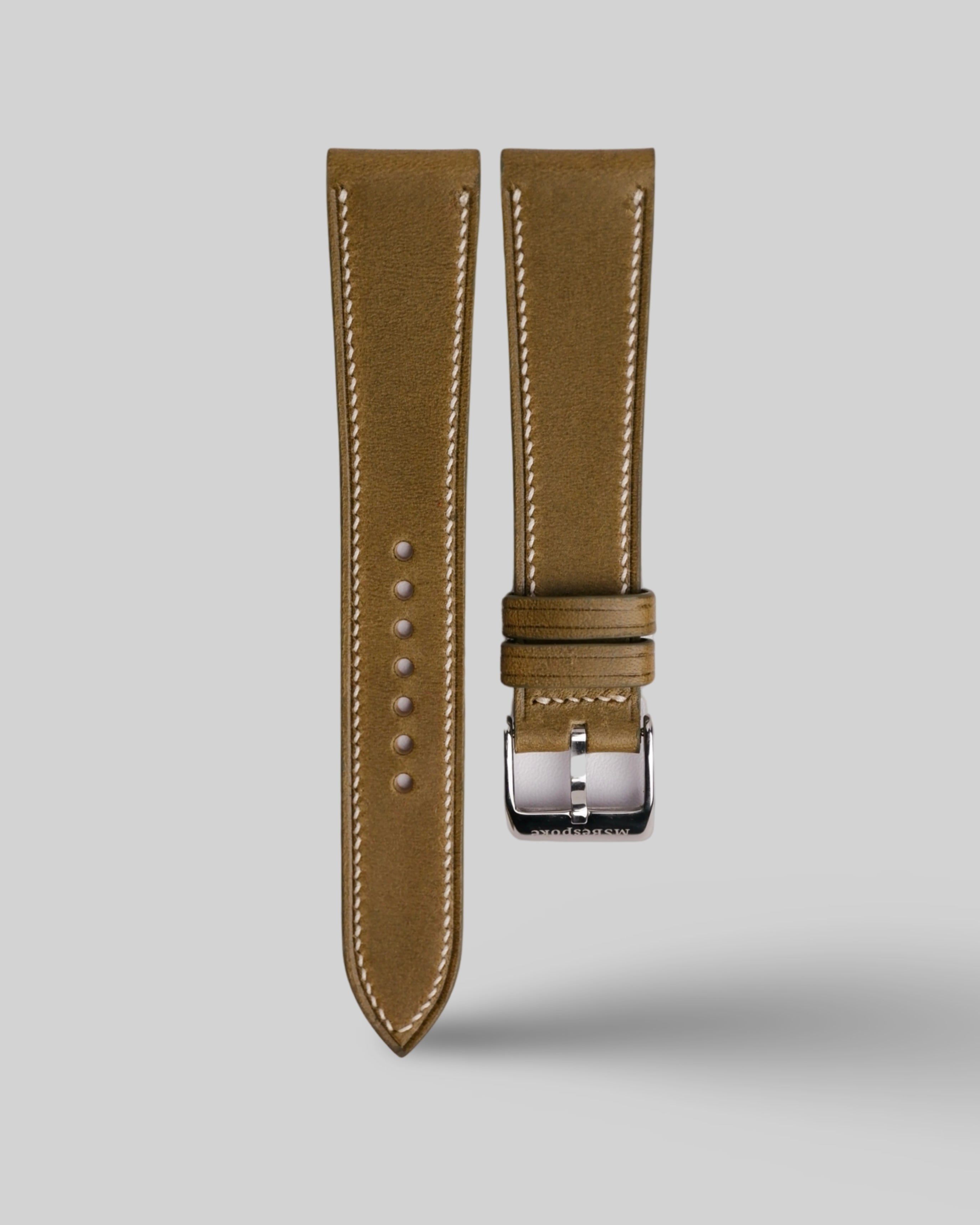 Buttero Olive Leather Watch Strap