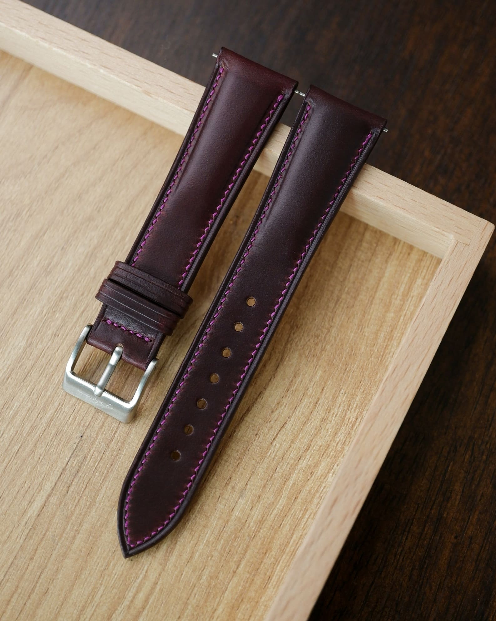 Bespoke Chromexcel Leather Watch Strap
