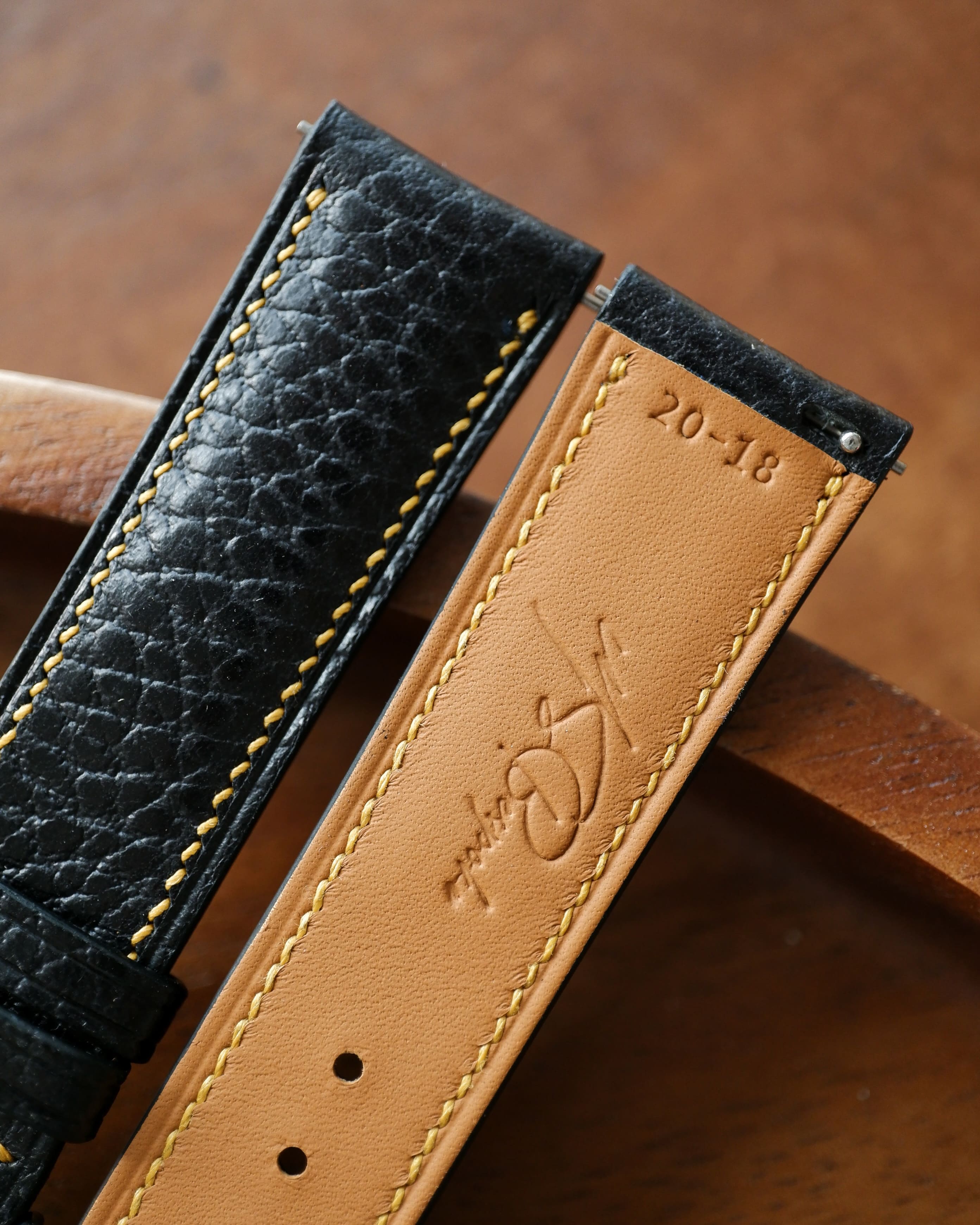 Bespoke Dollaro Leather Watch Strap