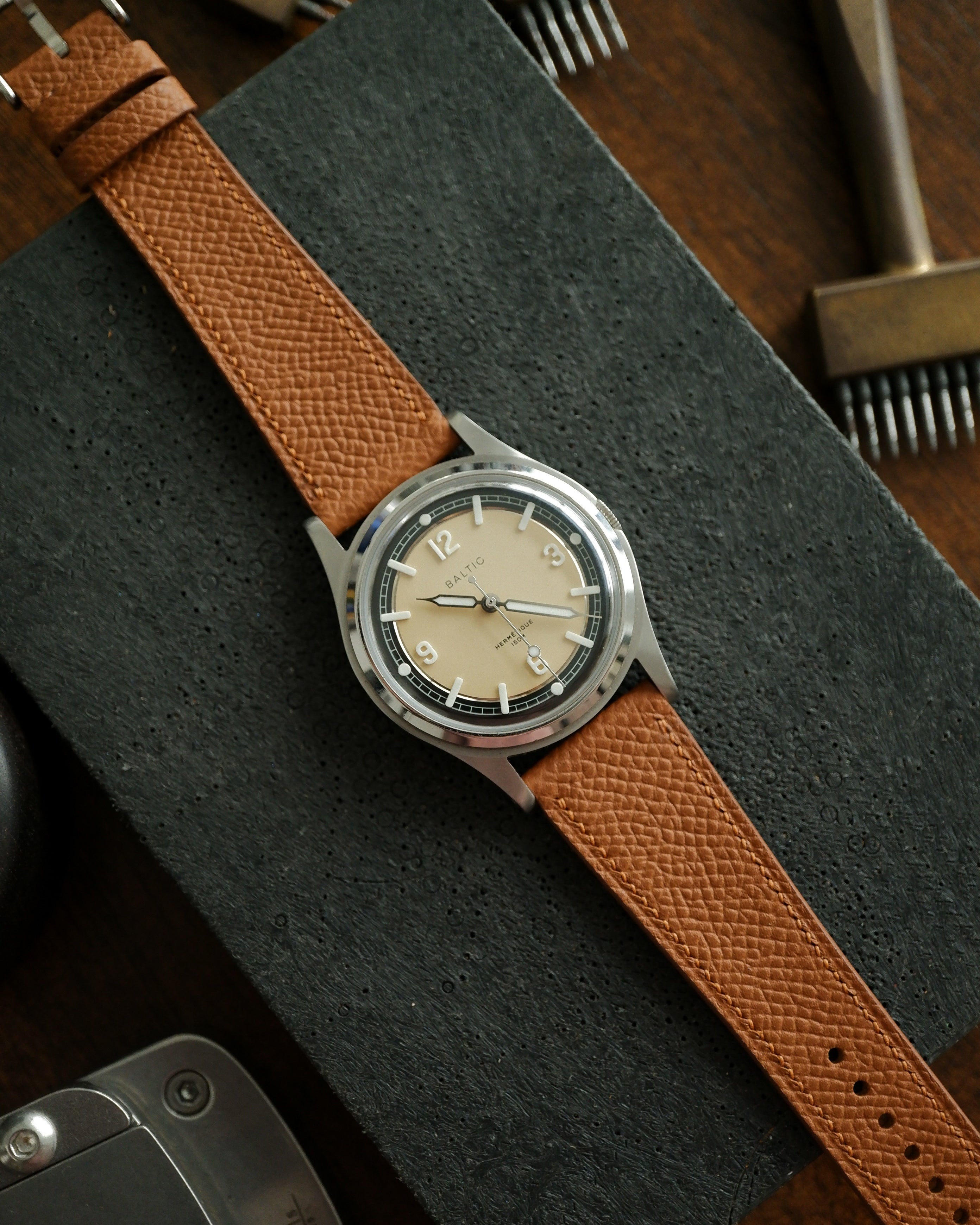 Bespoke Epsom Leather Watch Strap