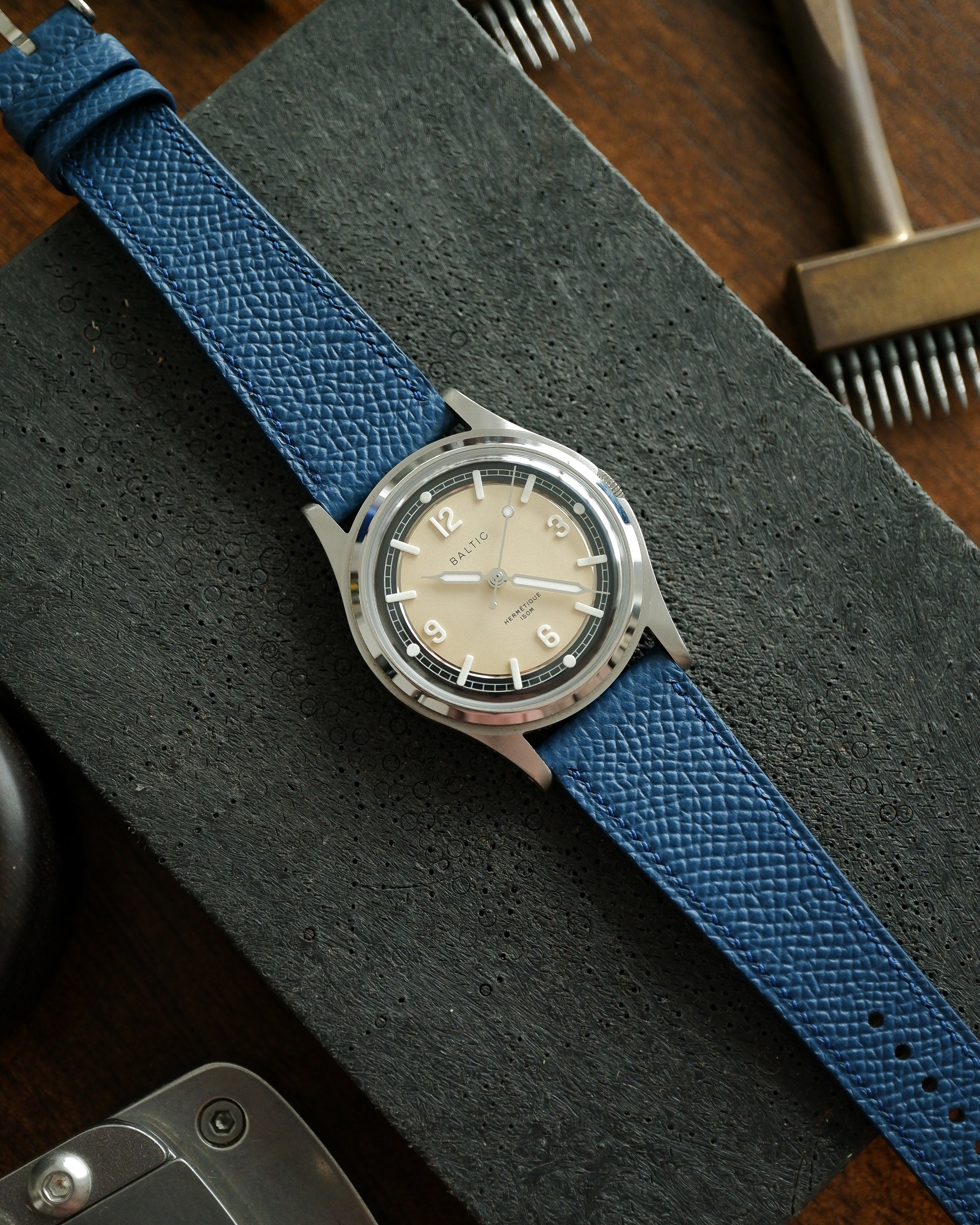 Bespoke Epsom Leather Watch Strap