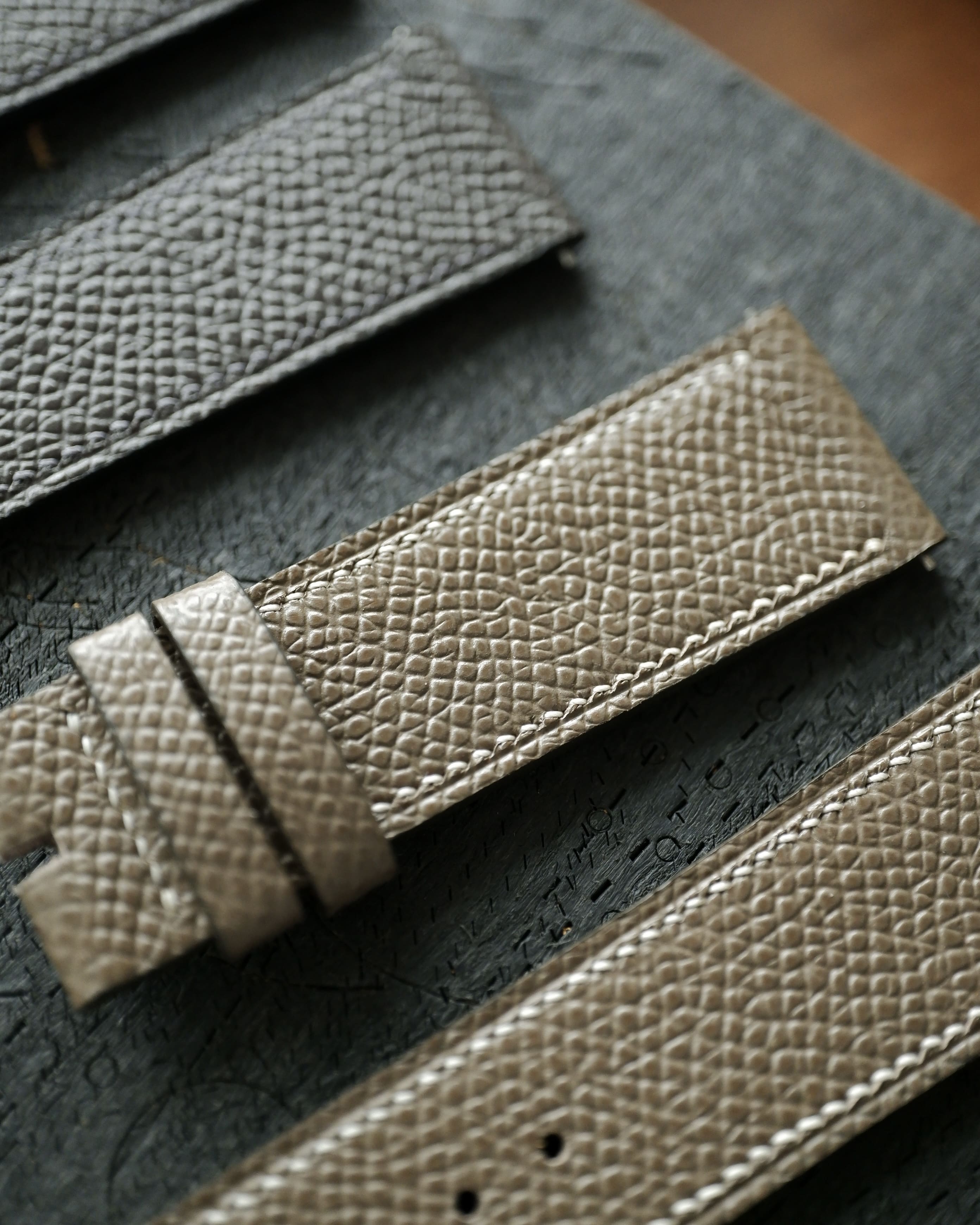 Epsom leather watch online strap