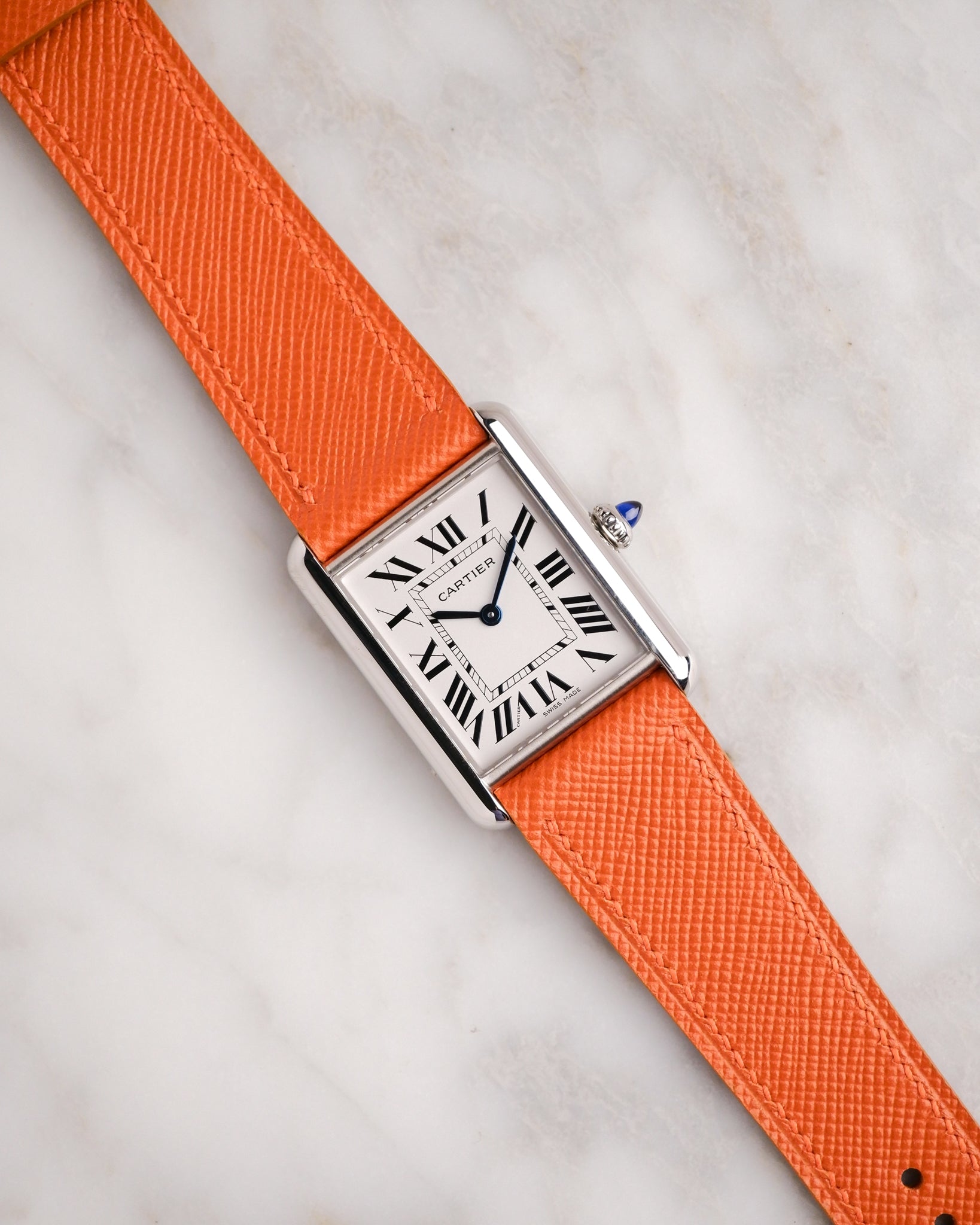 Bespoke Saffiano Leather Watch Strap