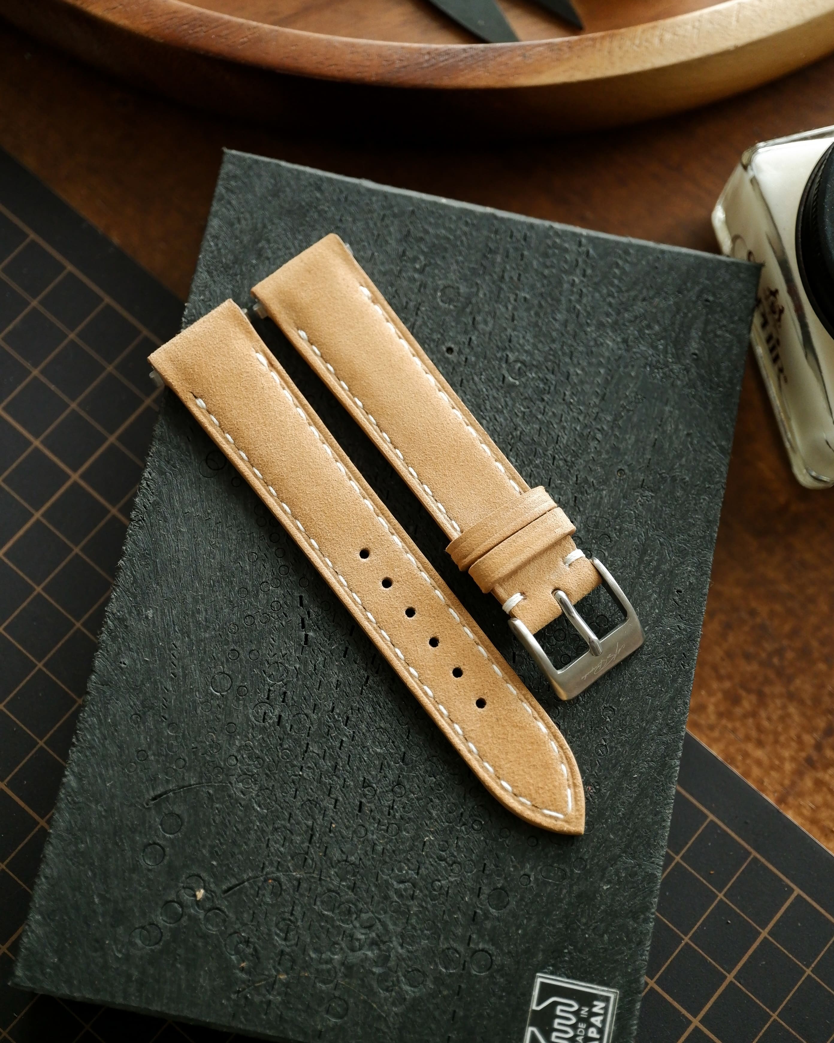 Bespoke Cartier Santos Leather Watch Strap
