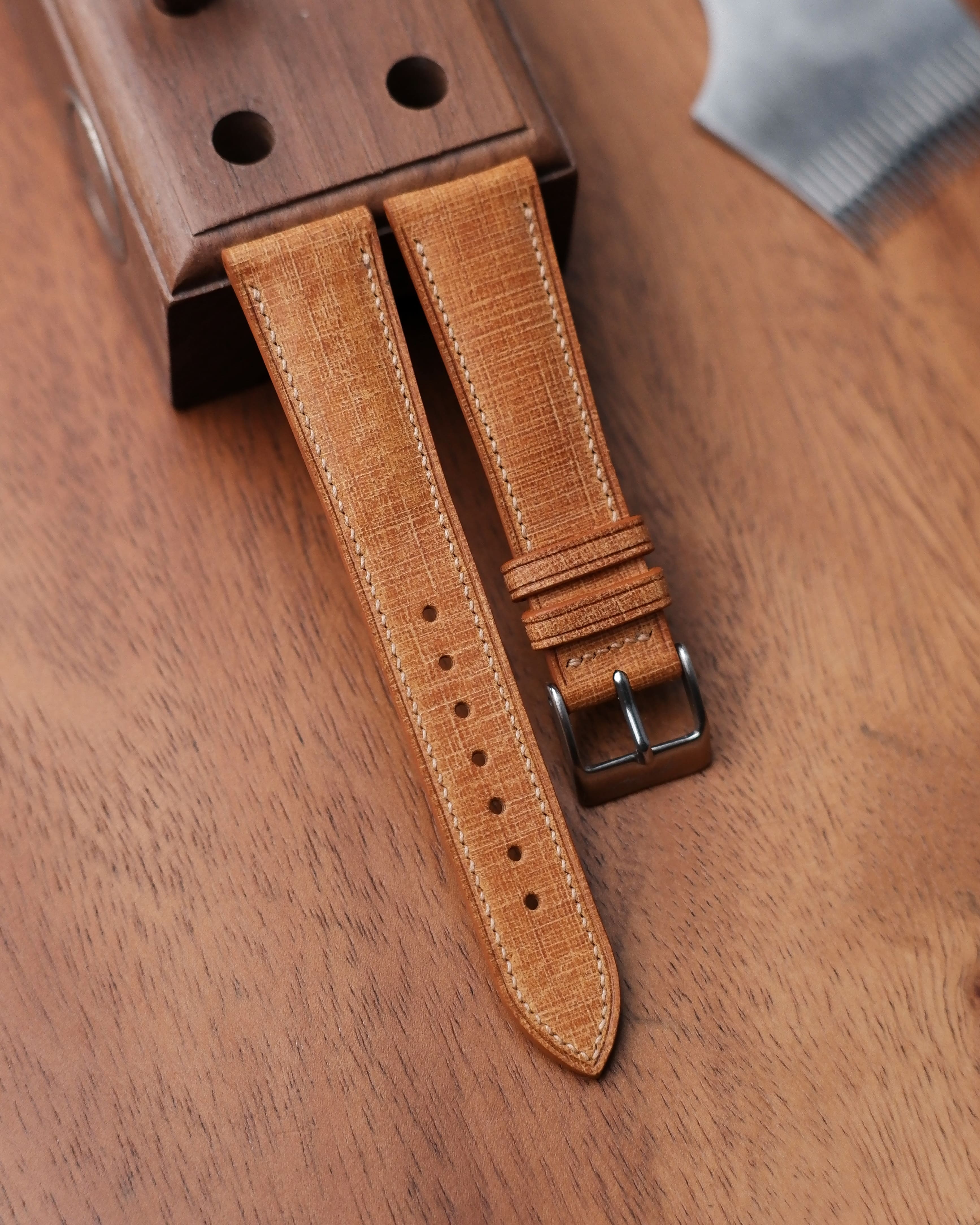 Bespoke Babele Leather Watch Strap