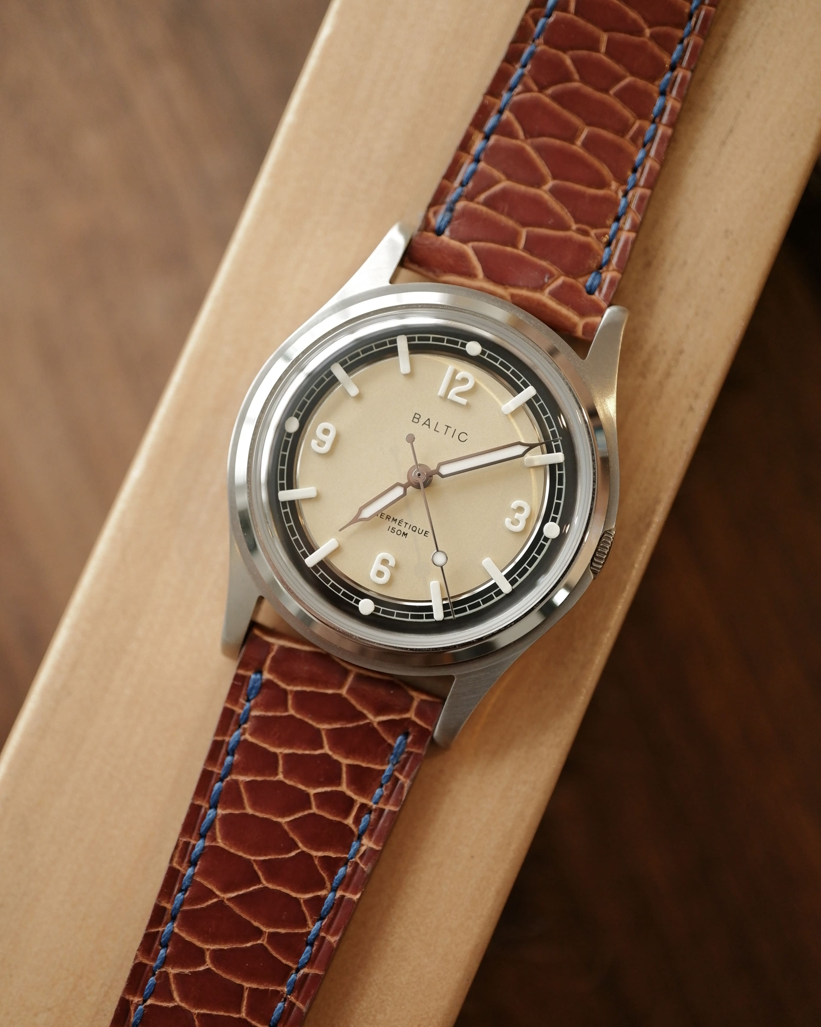 Bespoke Beaver Tail Leather Watch Strap